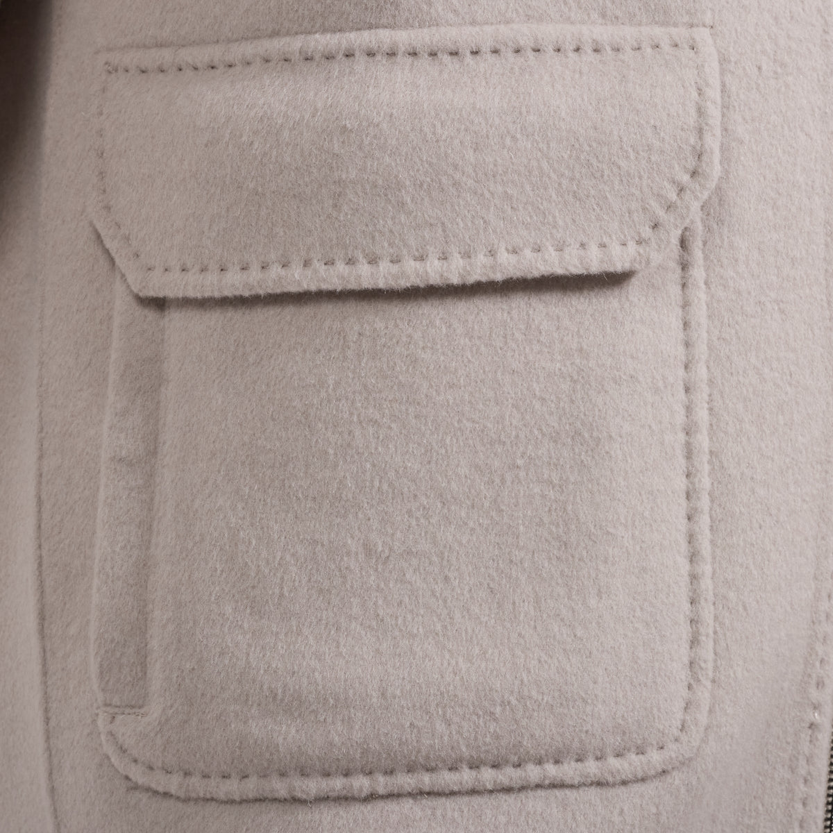 Melange Blouson Jacket