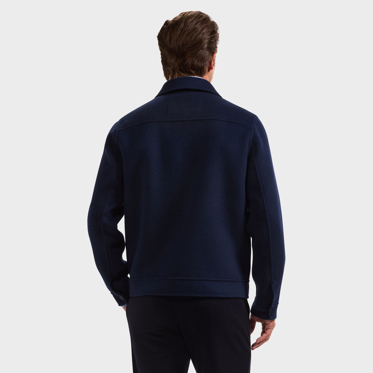 Melange Blouson Jacket