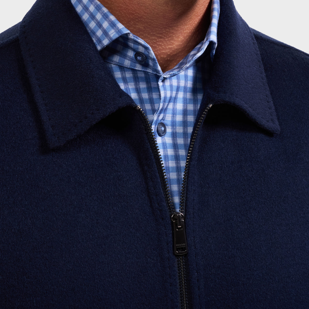 Melange Blouson Jacket