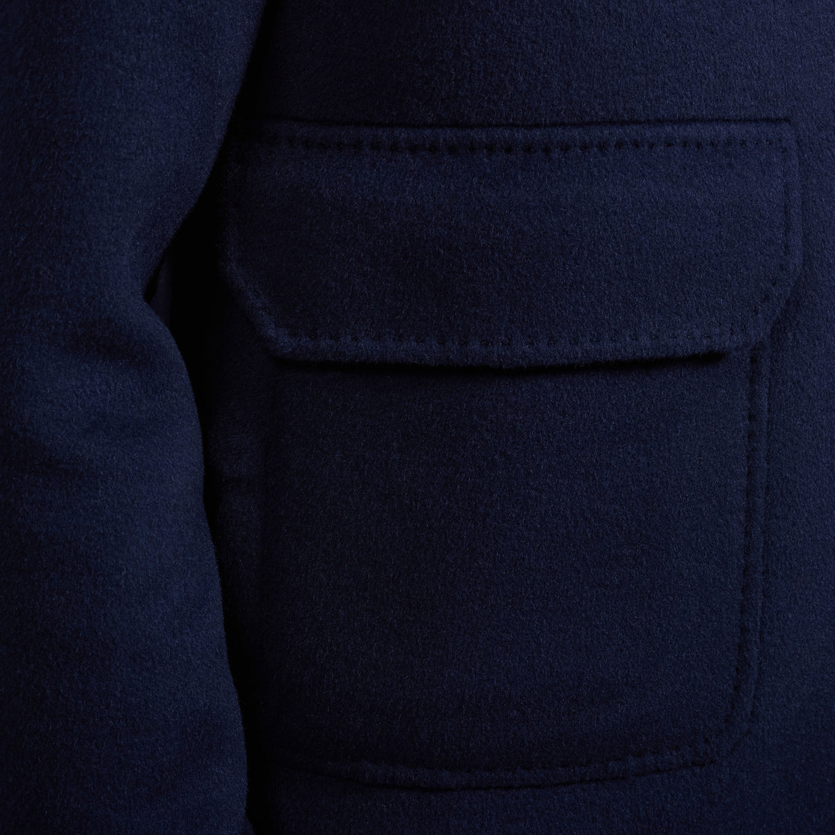 Melange Blouson Jacket