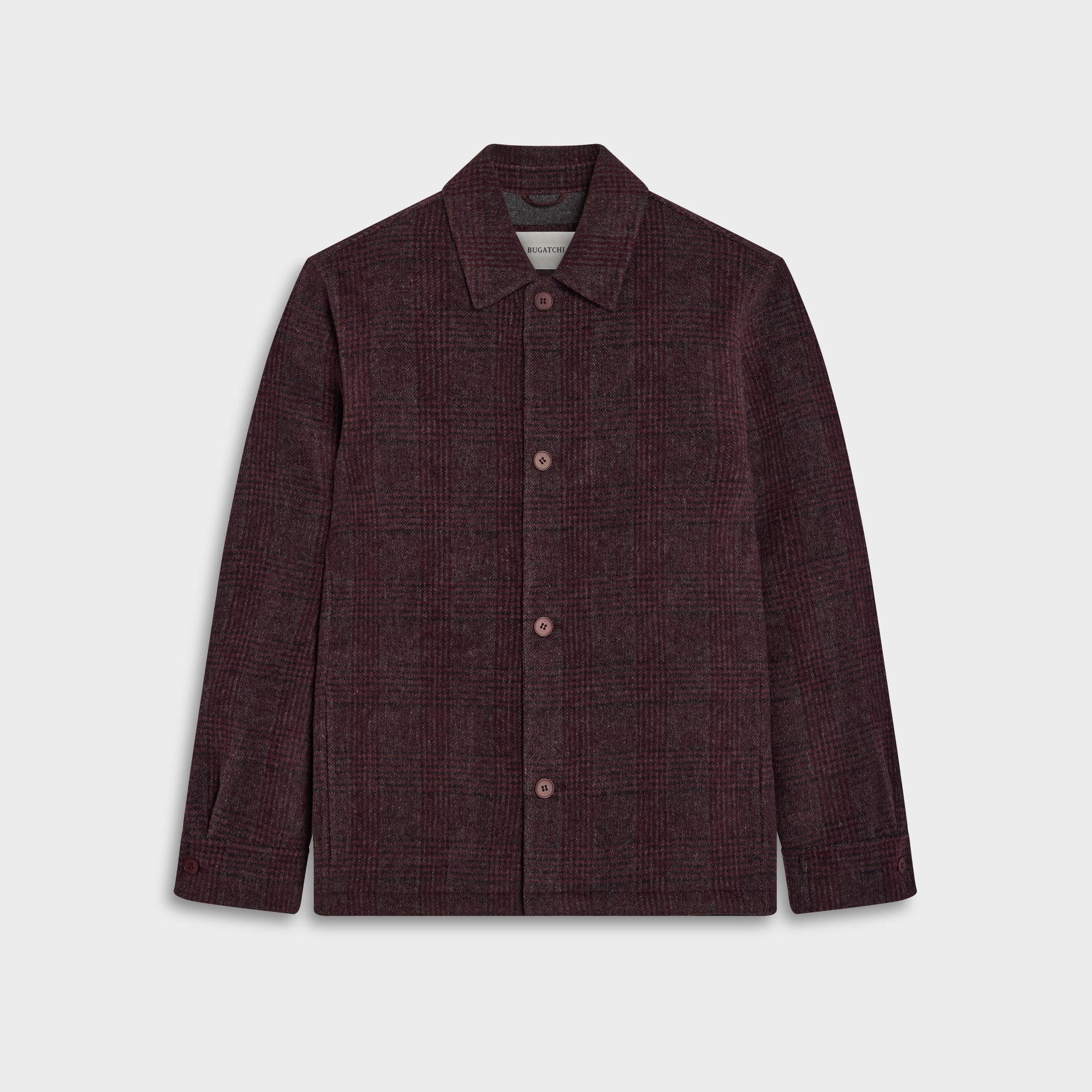 Glen Plaid Blouson Jacket
