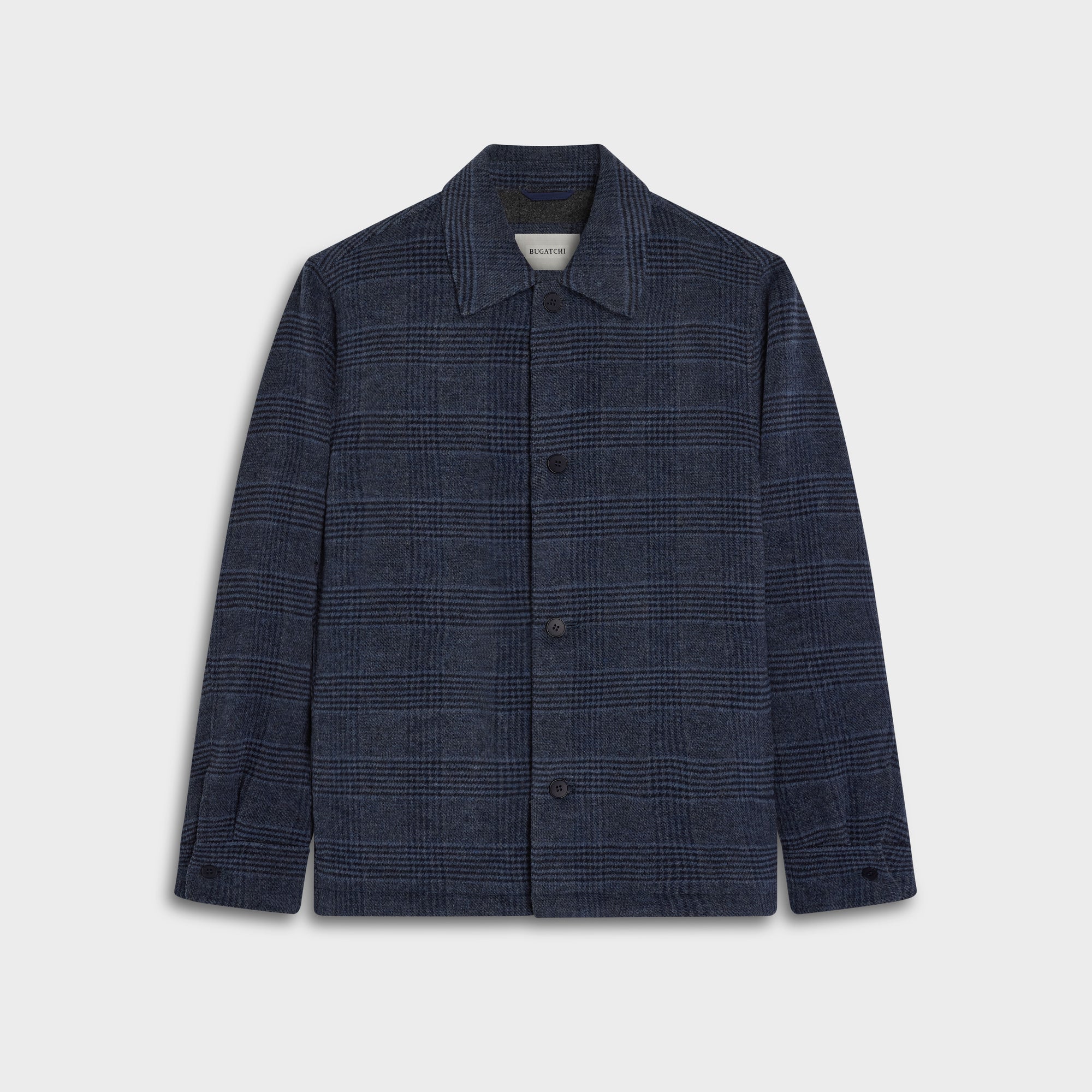 Glen Plaid Blouson Jacket