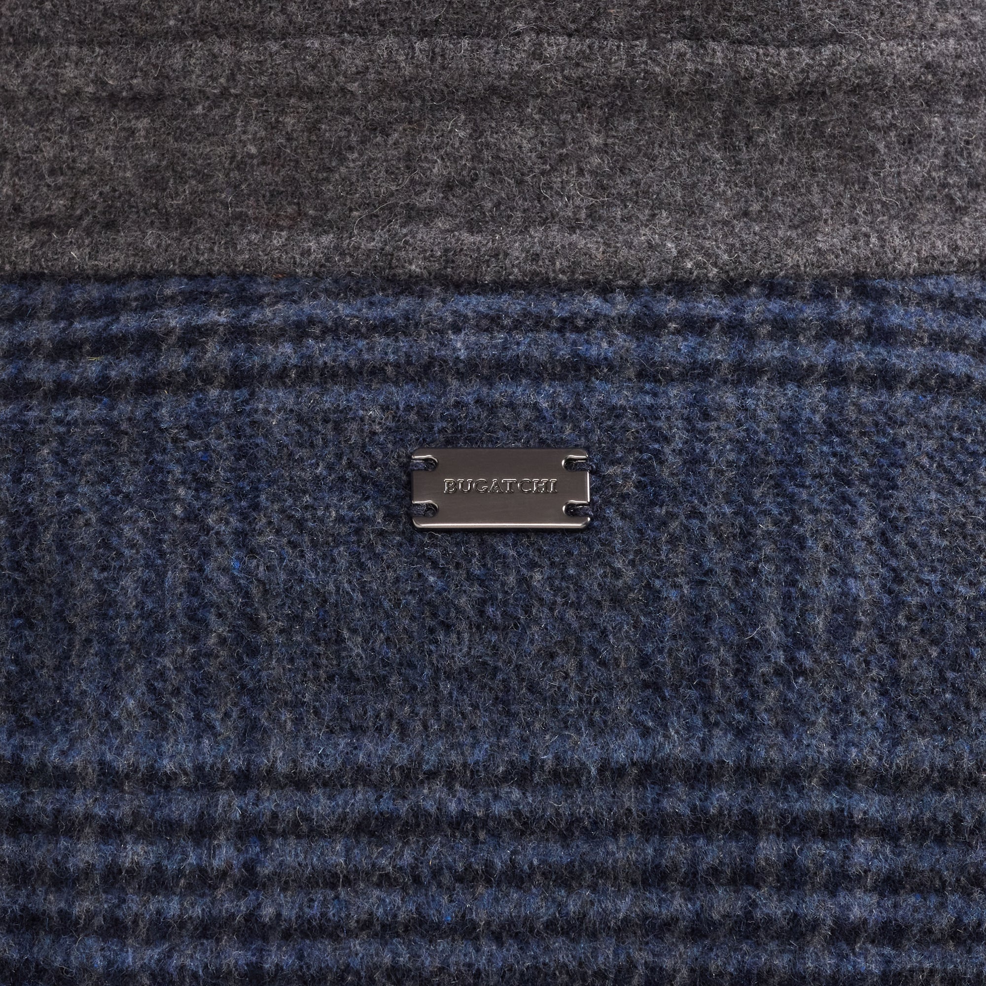 Glen Plaid Blouson Jacket