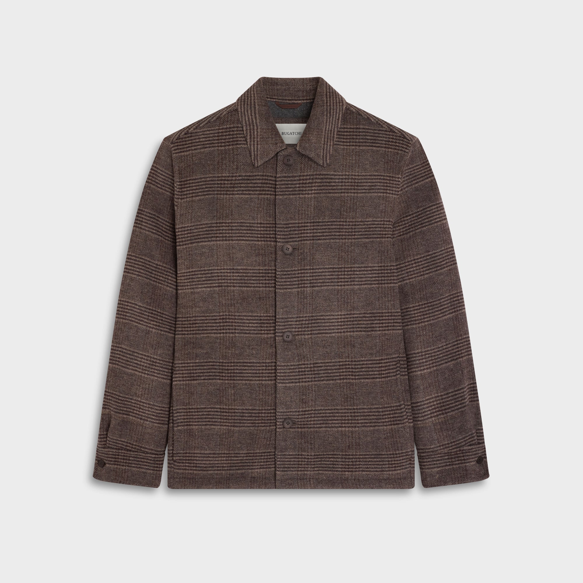 Glen Plaid Blouson Jacket