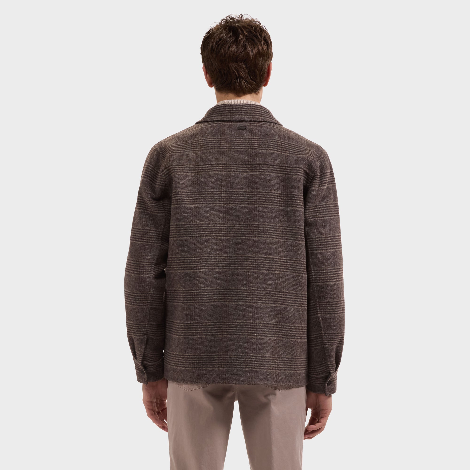 Glen Plaid Blouson Jacket