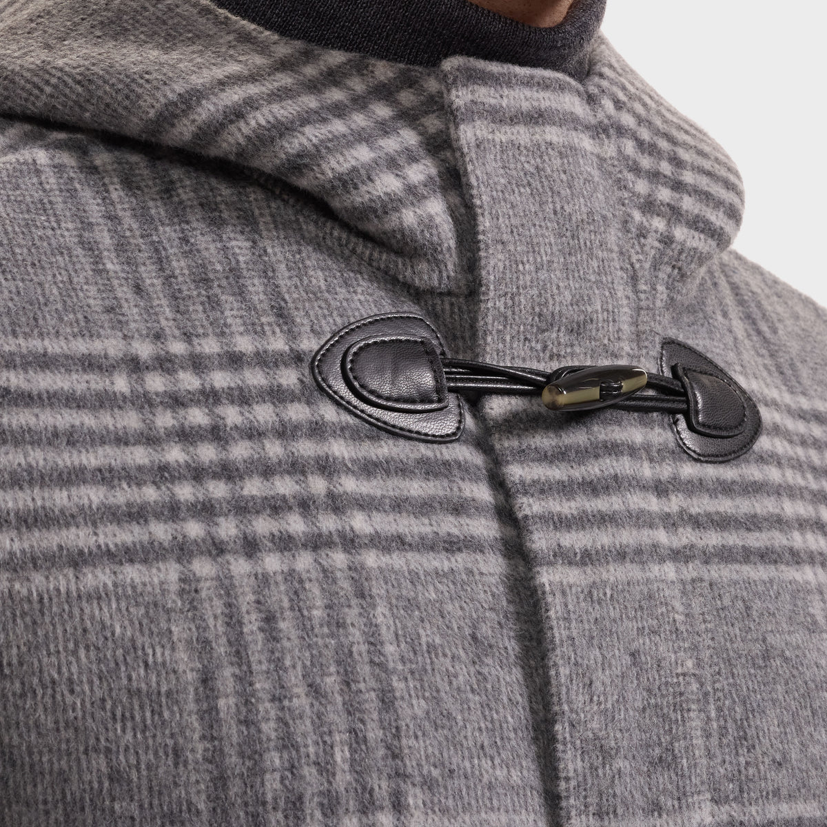 Glen Plaid Duffle Coat