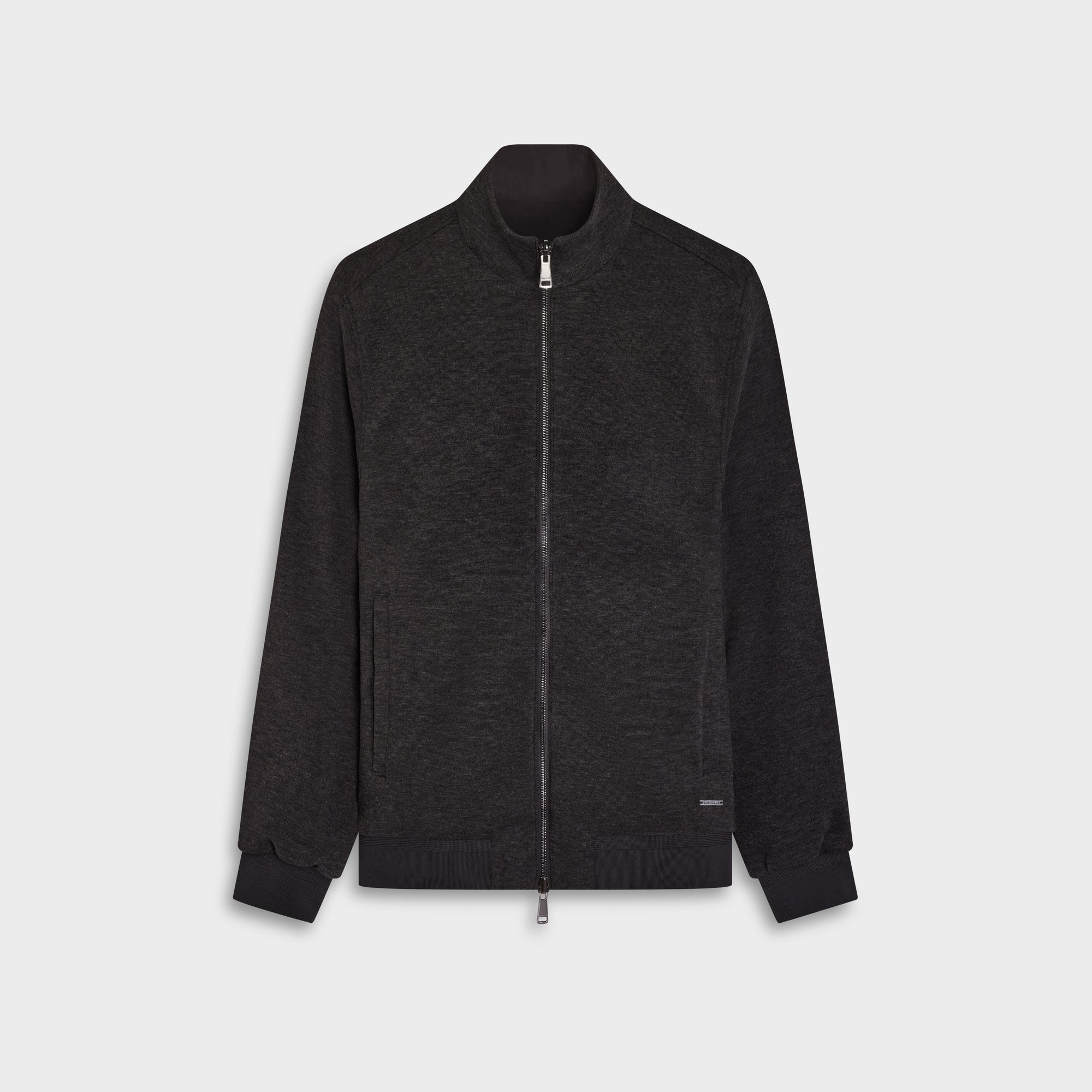 Reversible Knit and Nylon Jacket