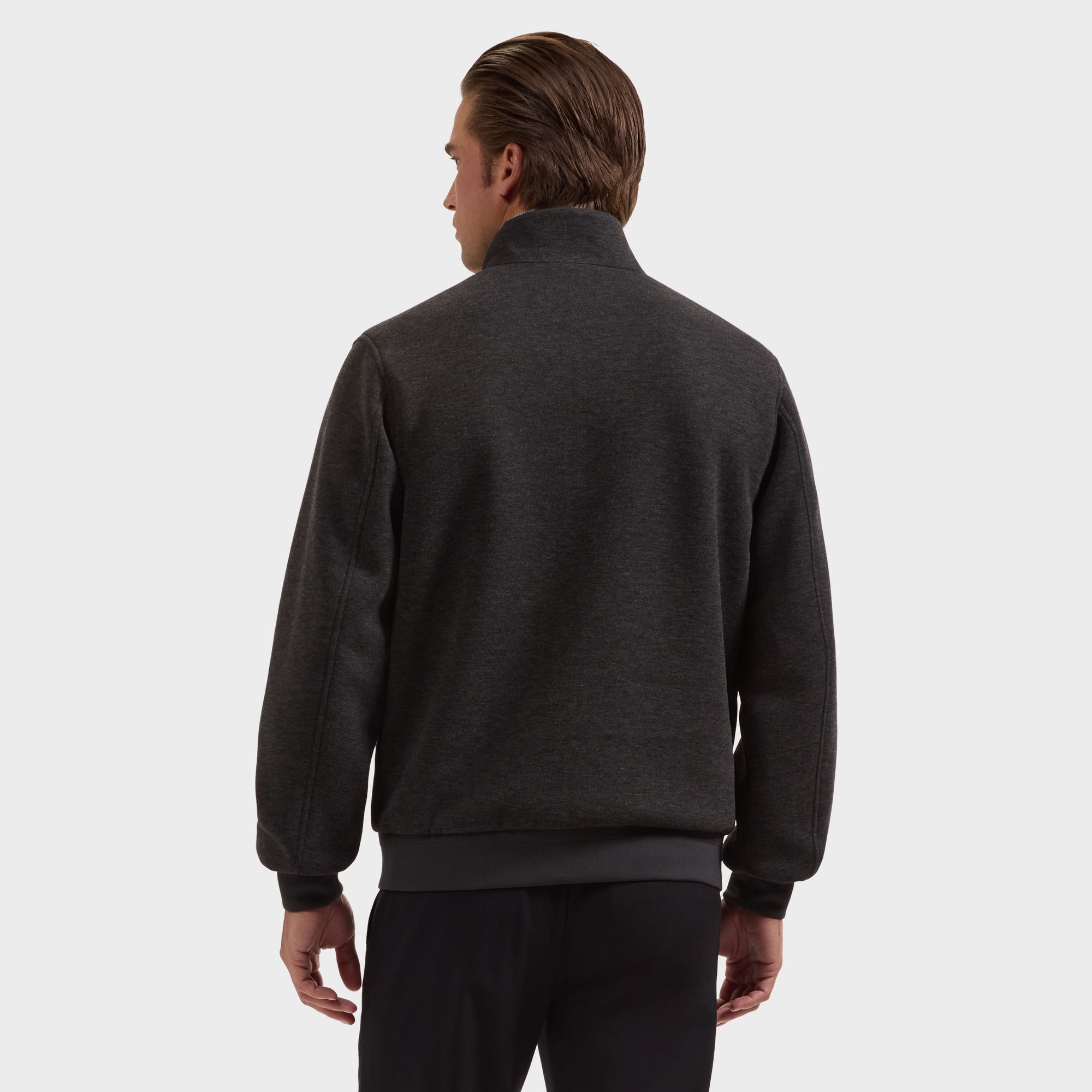 Reversible Knit and Nylon Jacket