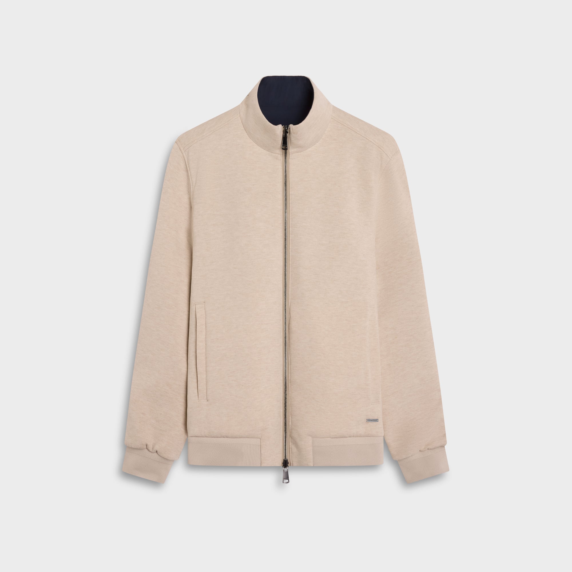 Reversible Knit and Nylon Jacket