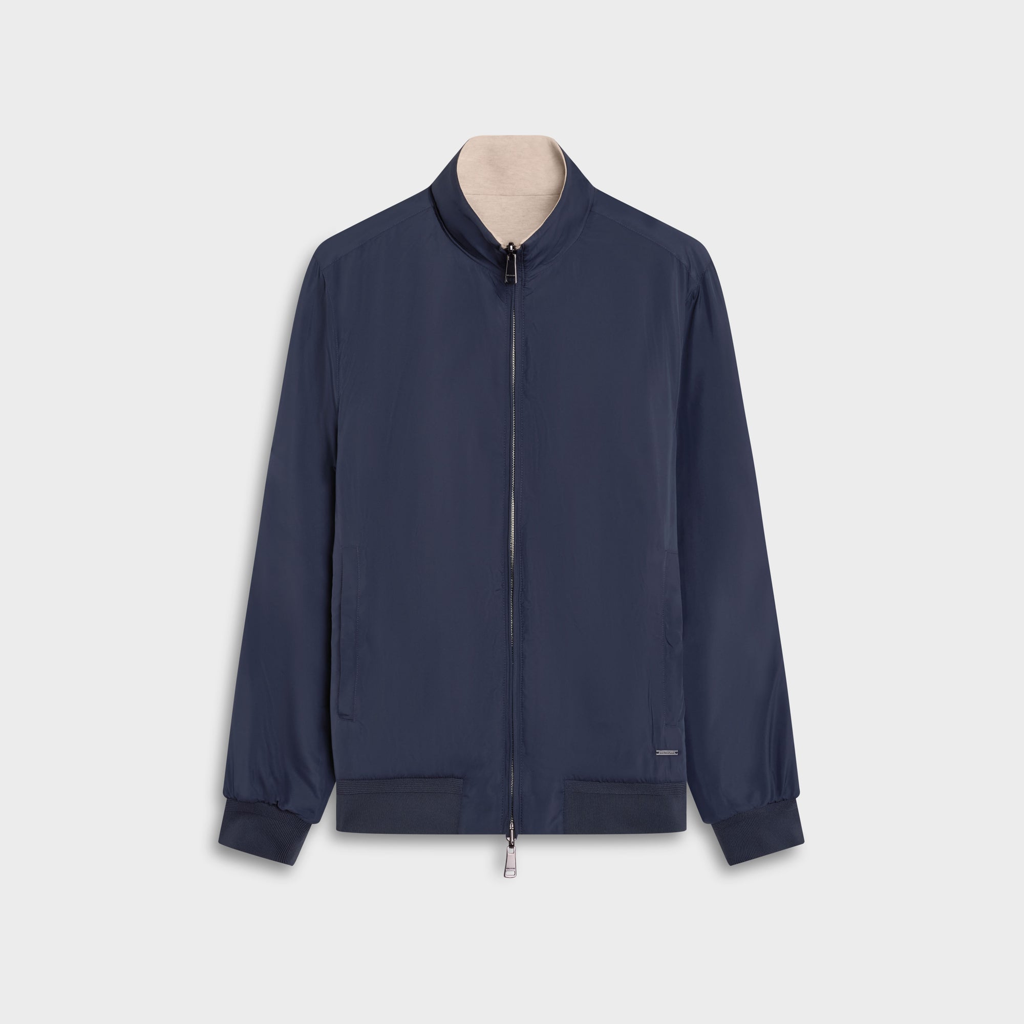 Reversible Knit and Nylon Jacket