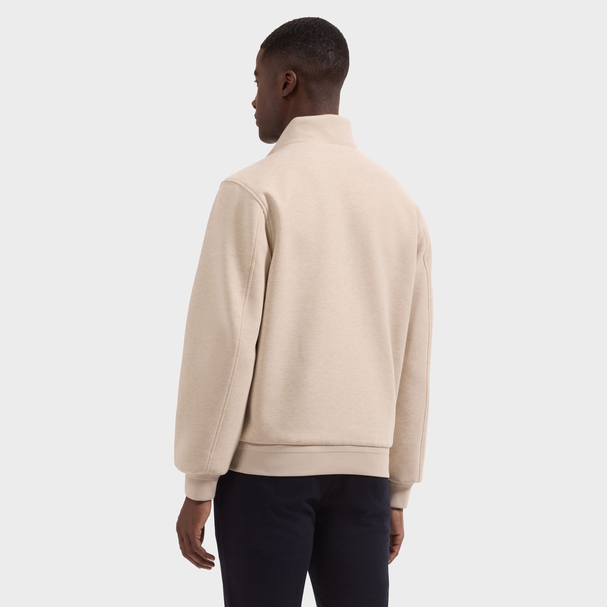 Reversible Knit and Nylon Jacket