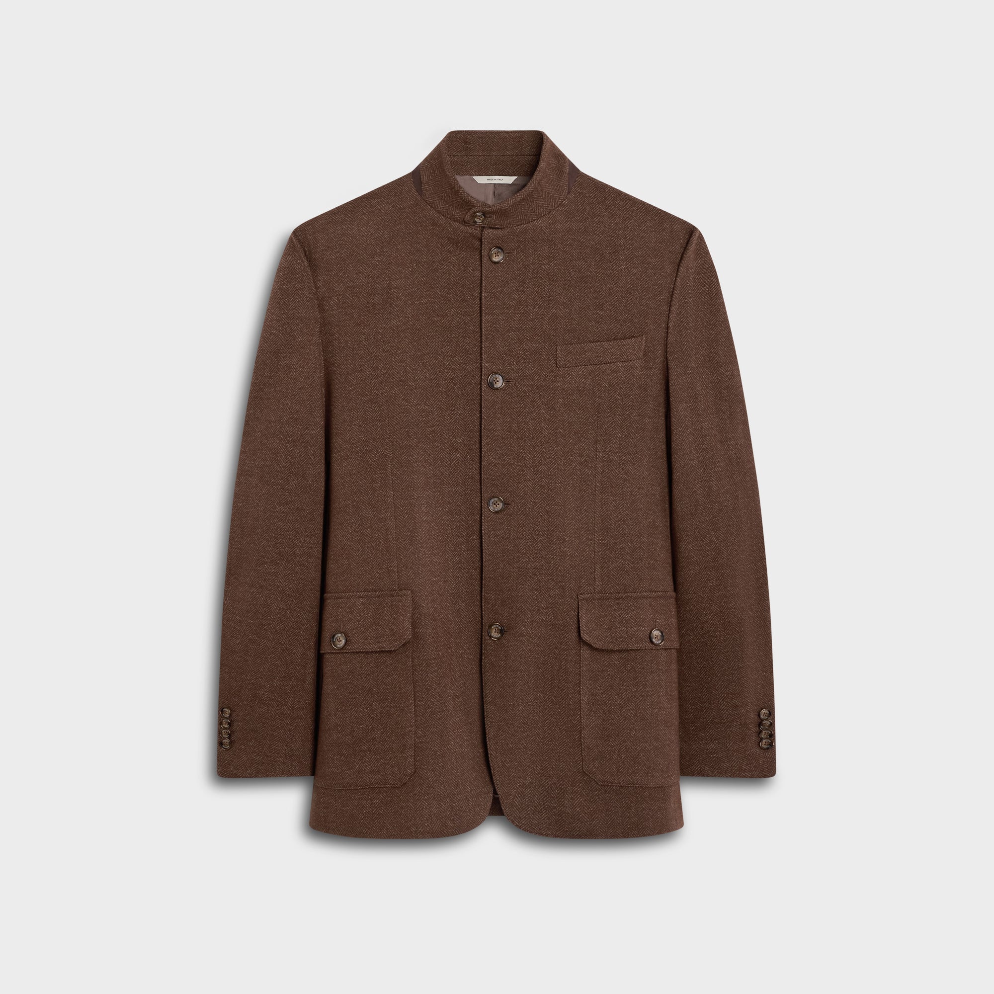 Herringbone Safari Blazer
