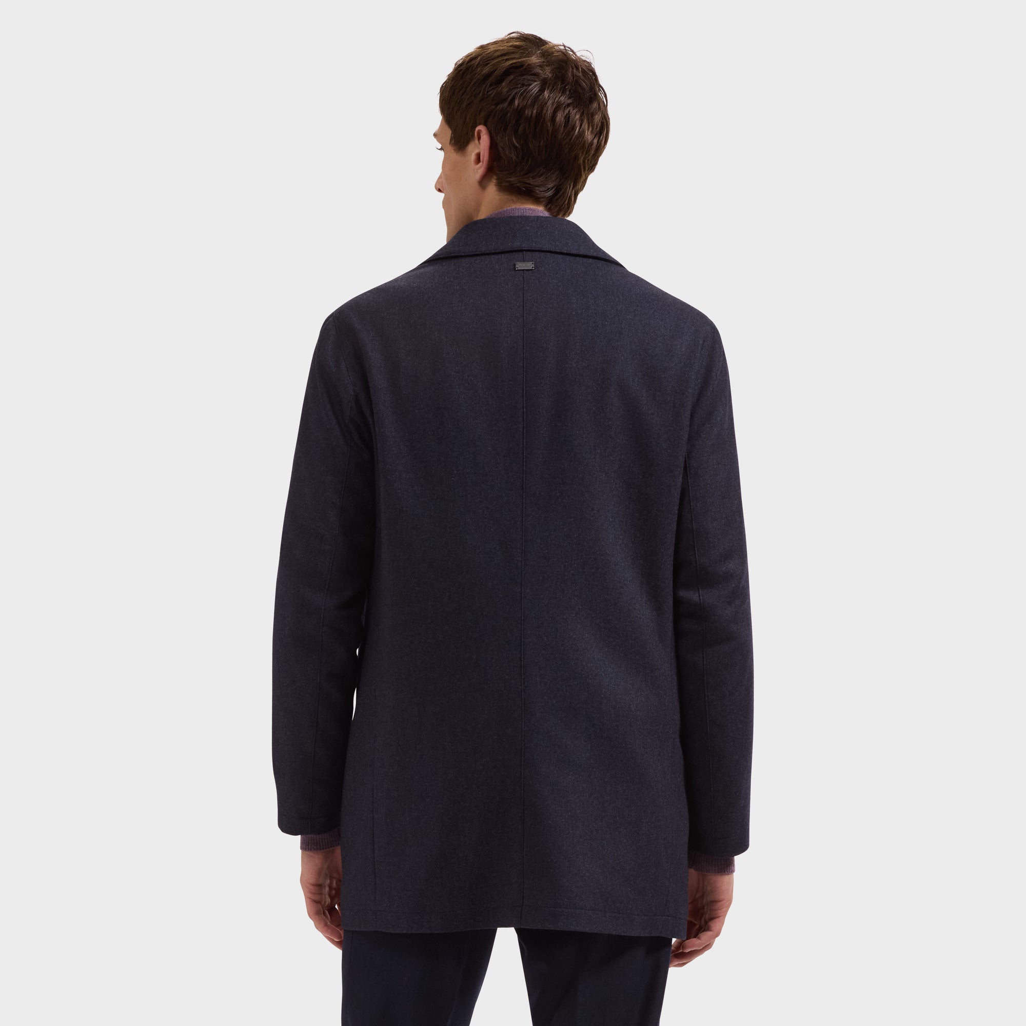 Tailored Button-Front Coat