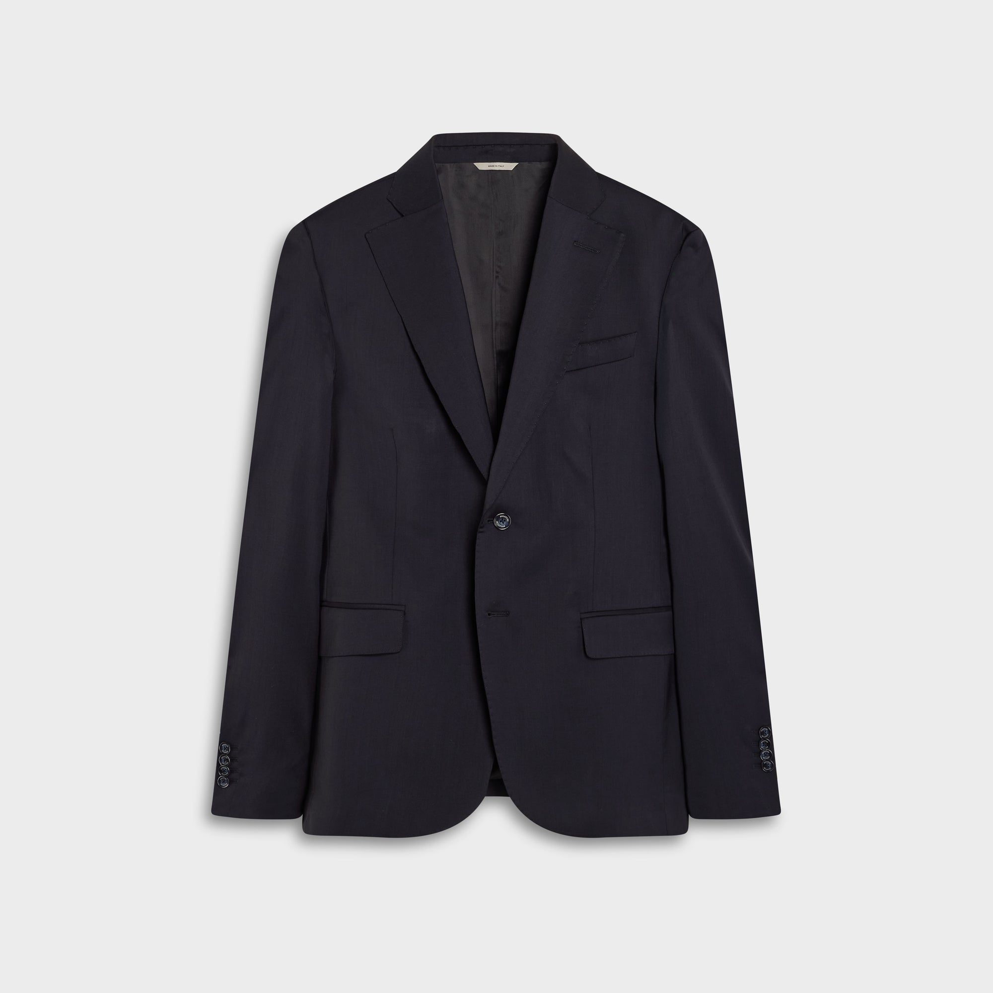 Solid Wool Blazer