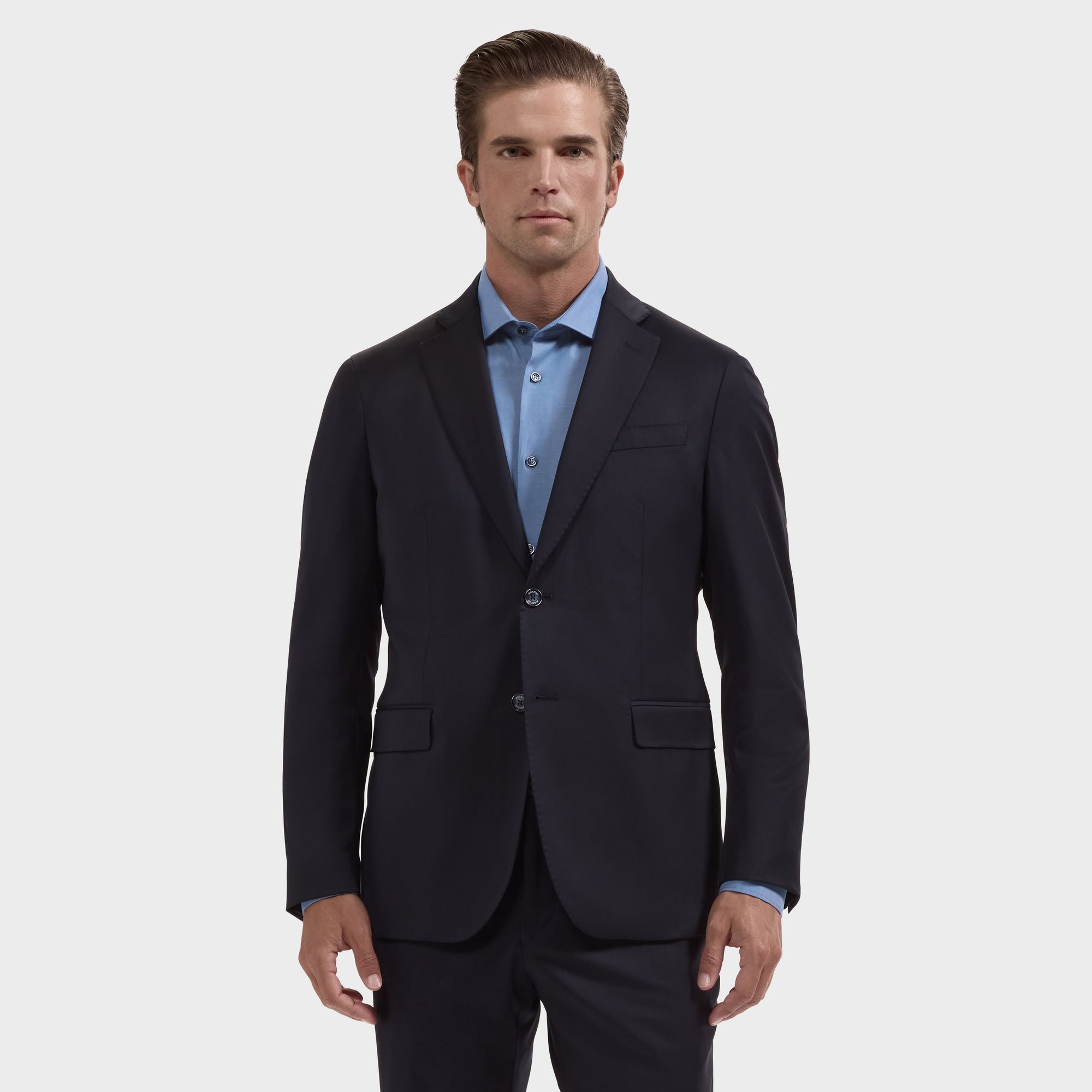 Solid Wool Blazer