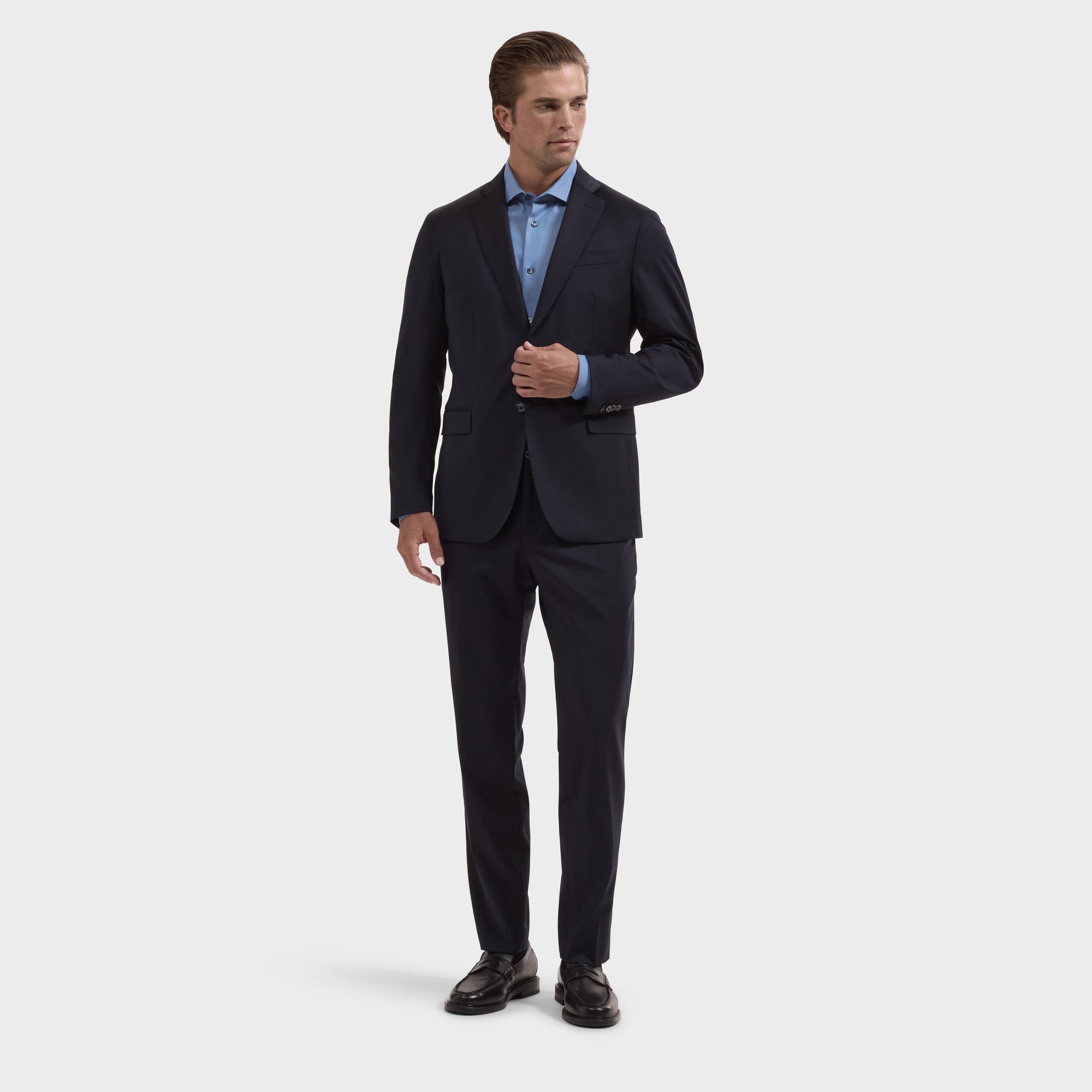 Solid Wool Blazer