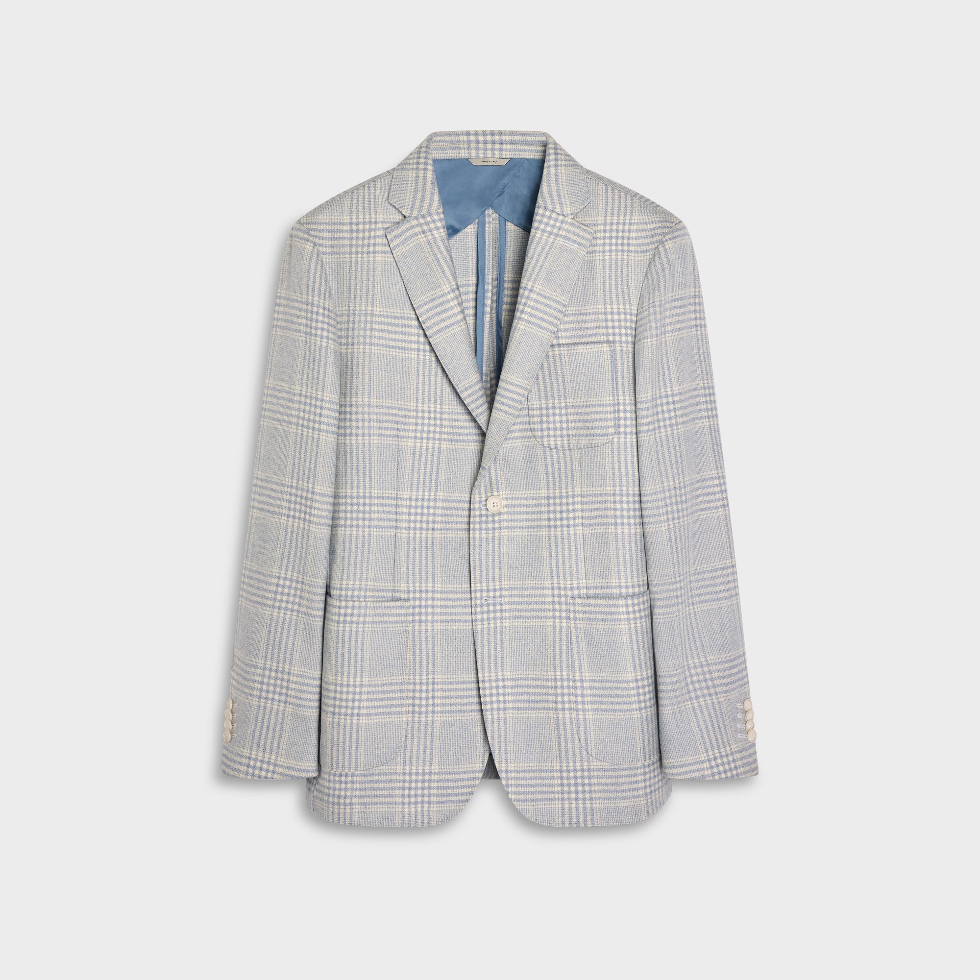 Plaid Wool Blazer
