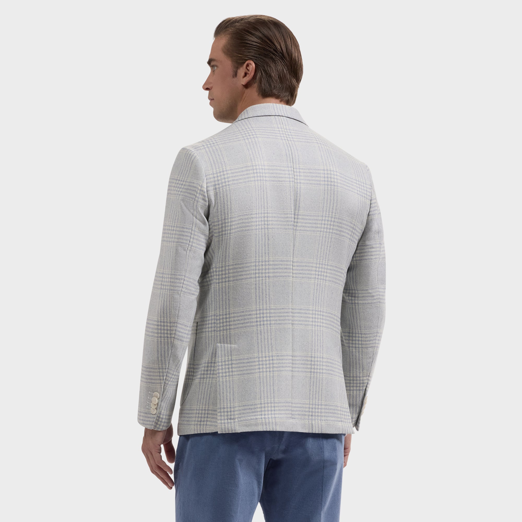 Plaid Wool Blazer