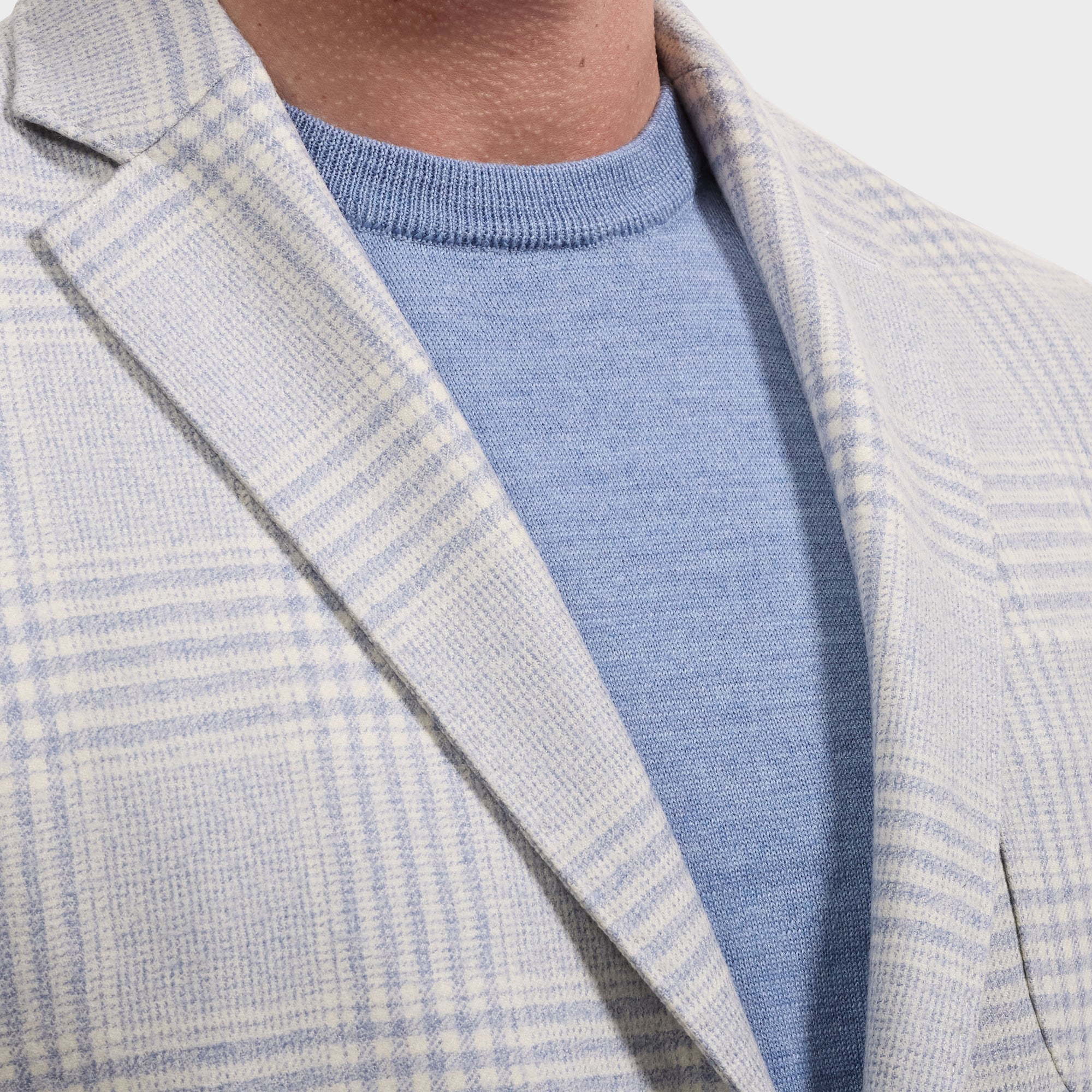 Plaid Wool Blazer