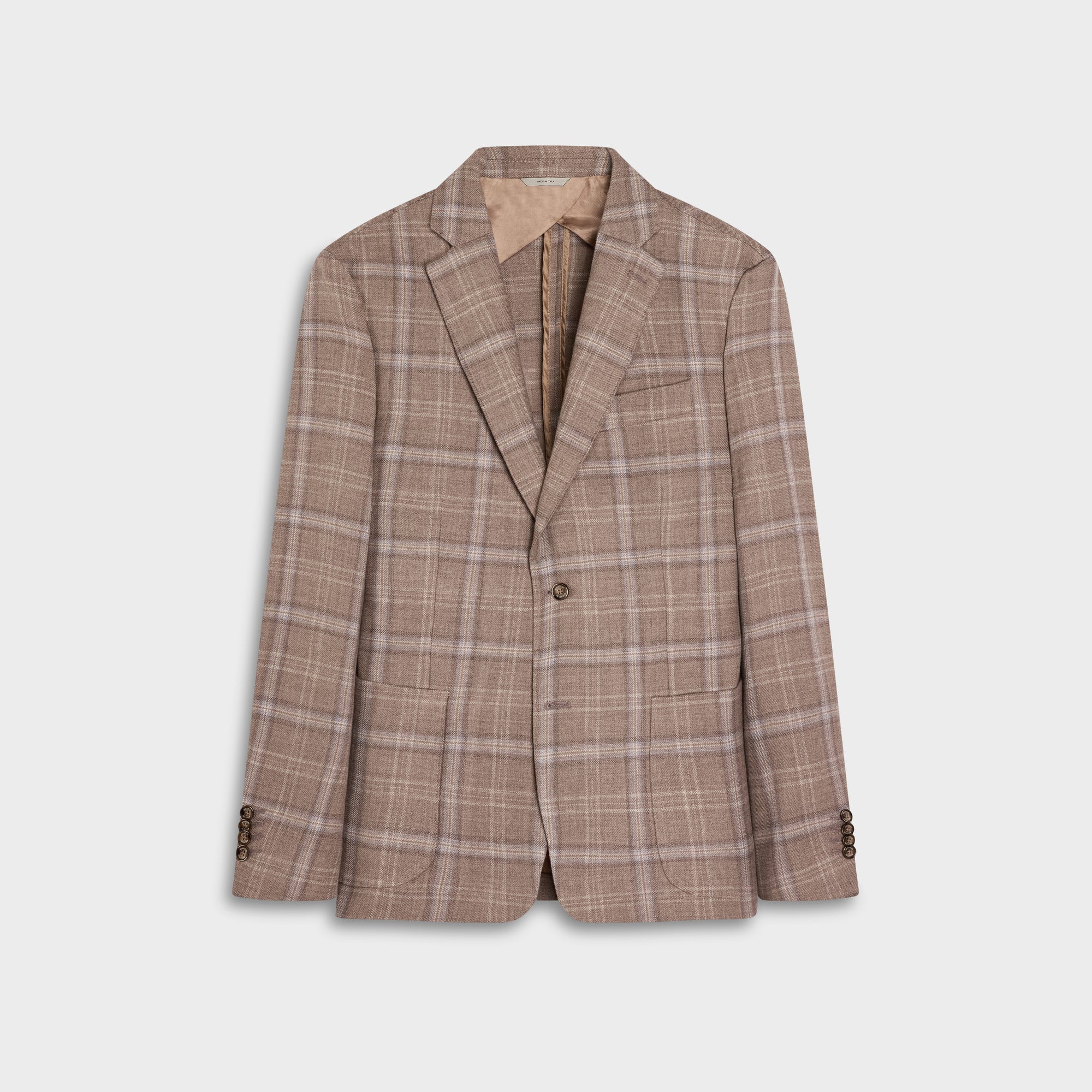 Plaid Wool Blazer
