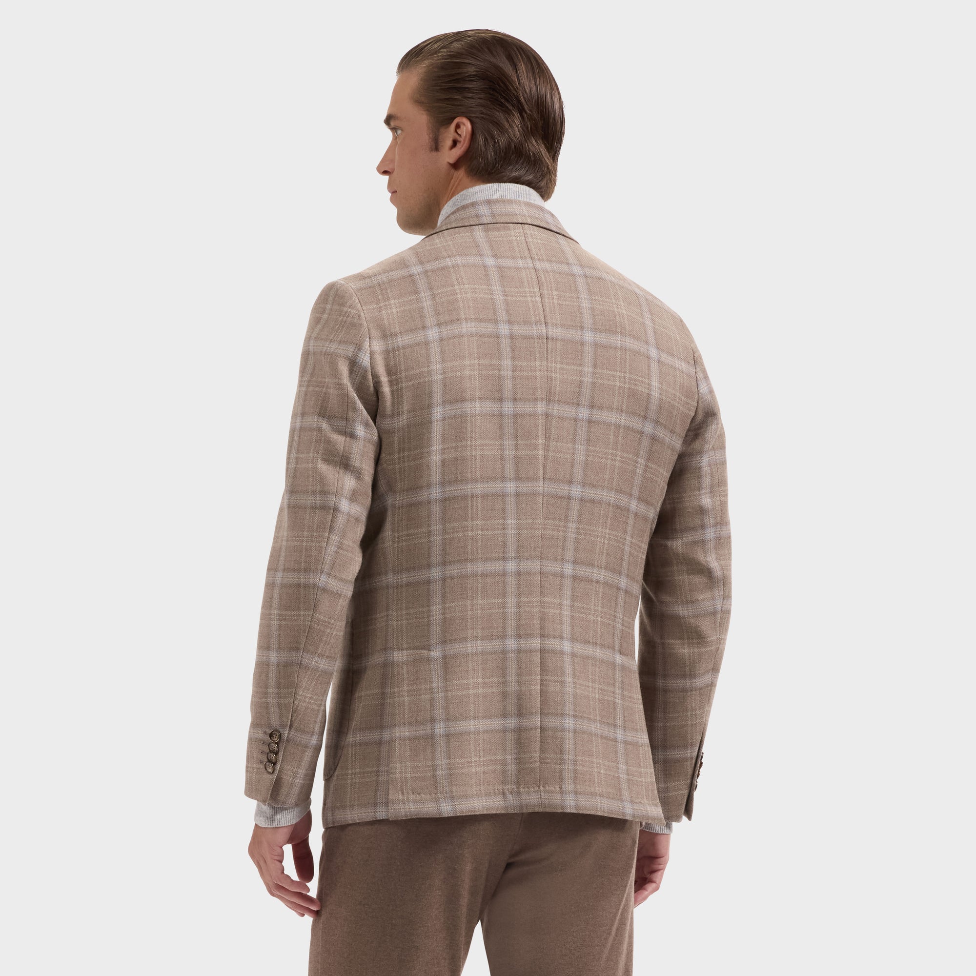Plaid Wool Blazer