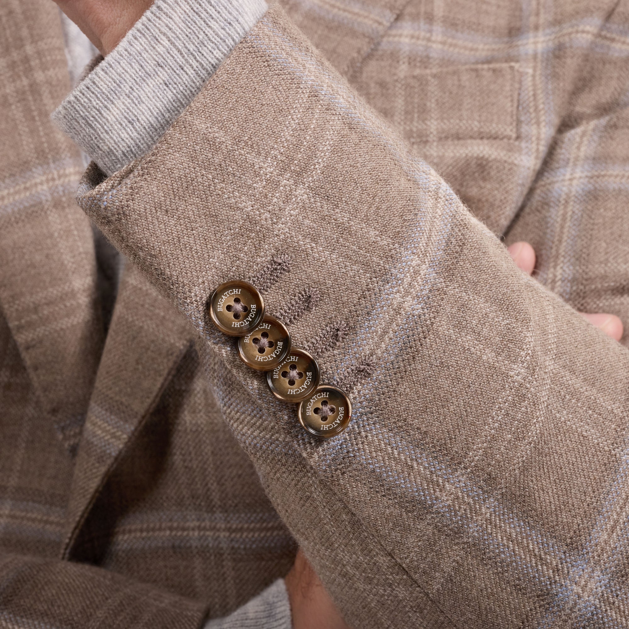 Plaid Wool Blazer