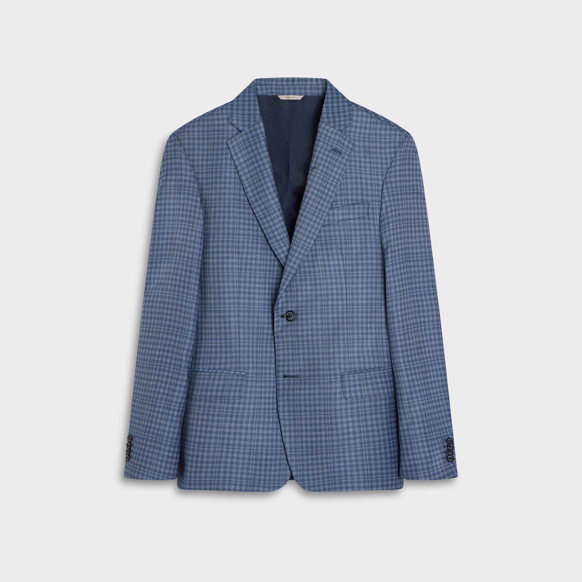 Mini Check Wool Blazer
