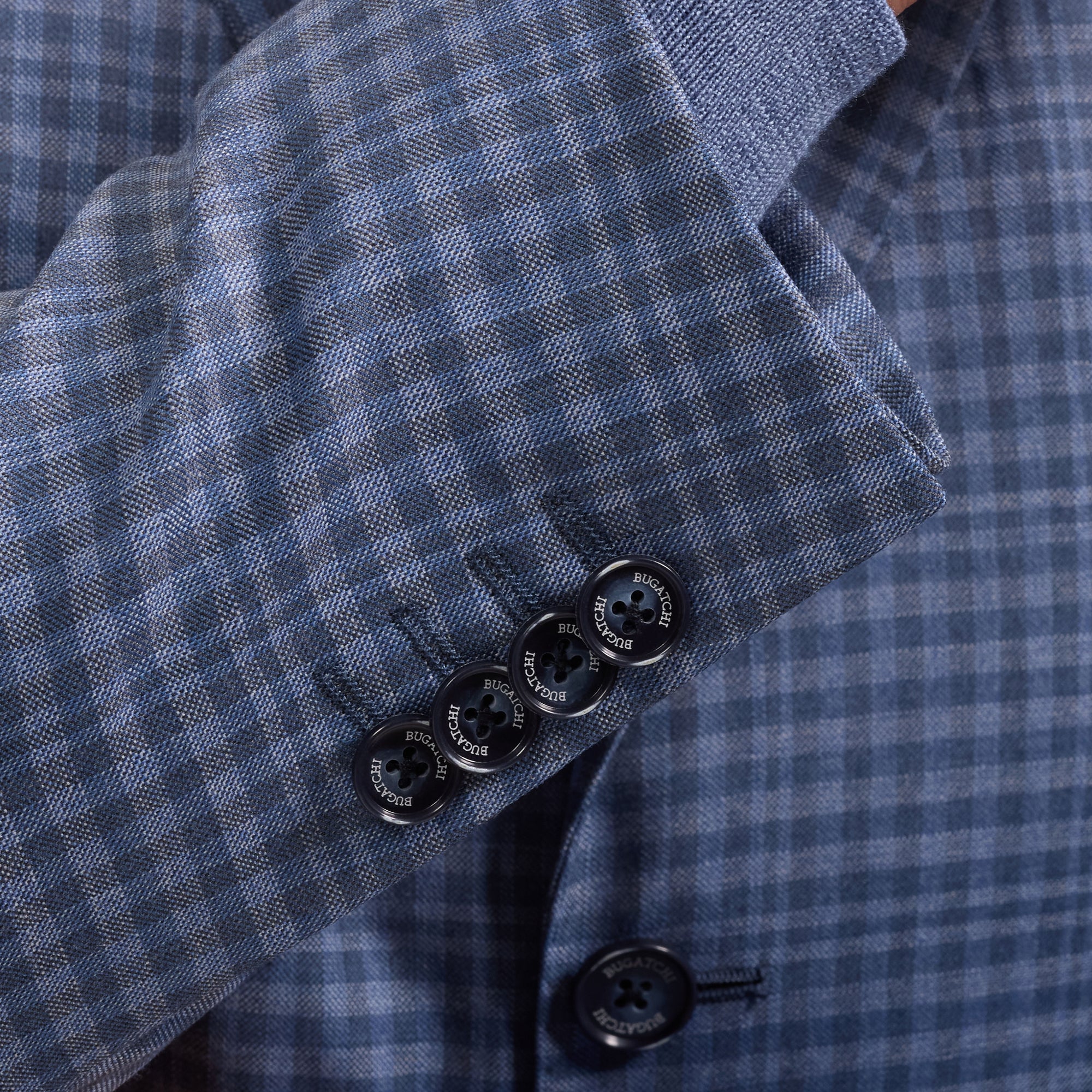 Mini Check Wool Blazer