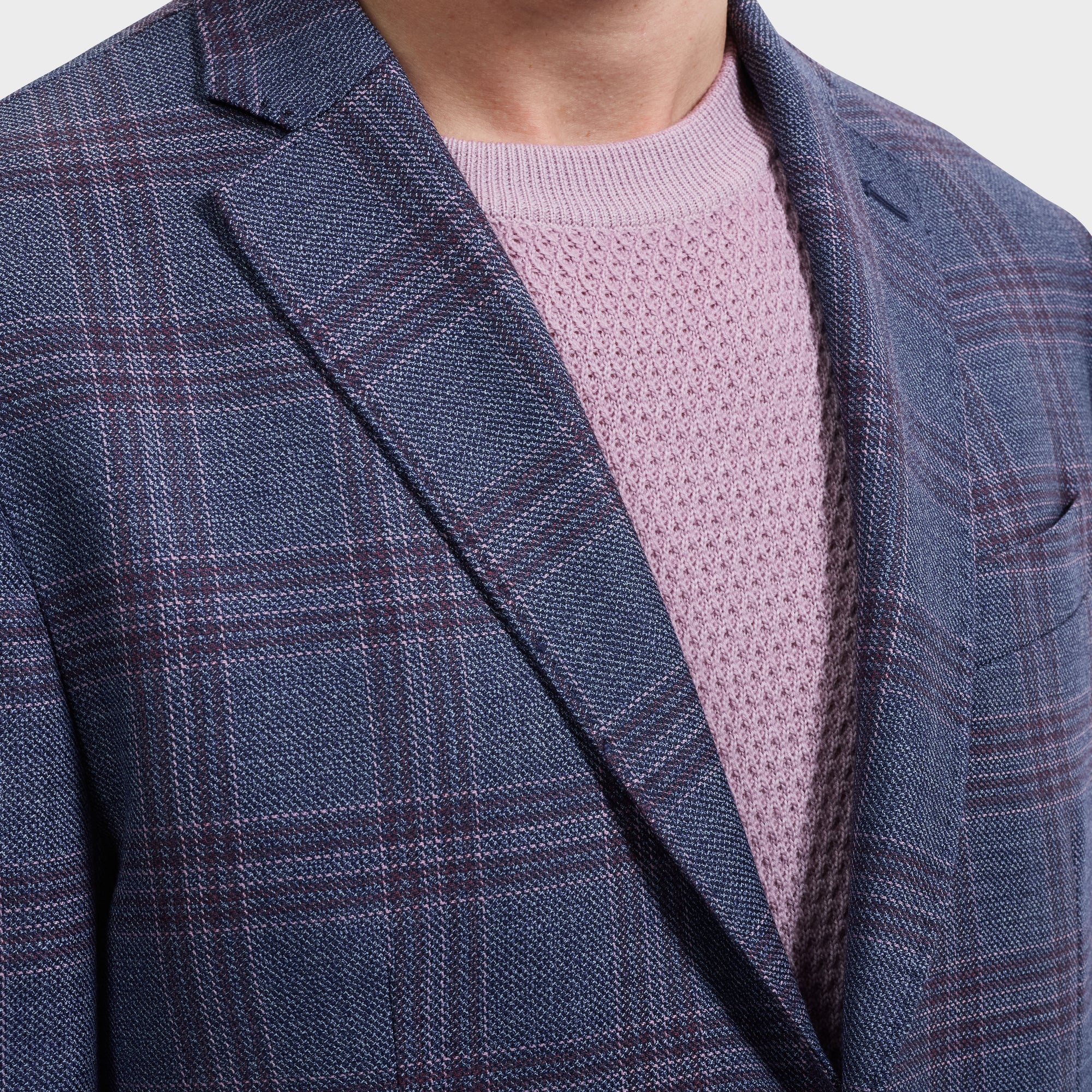 Plaid Wool Blazer