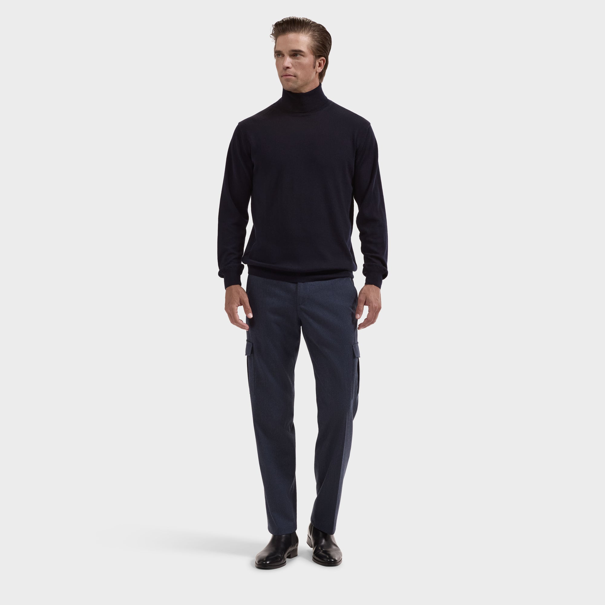 Solid Cargo Pant