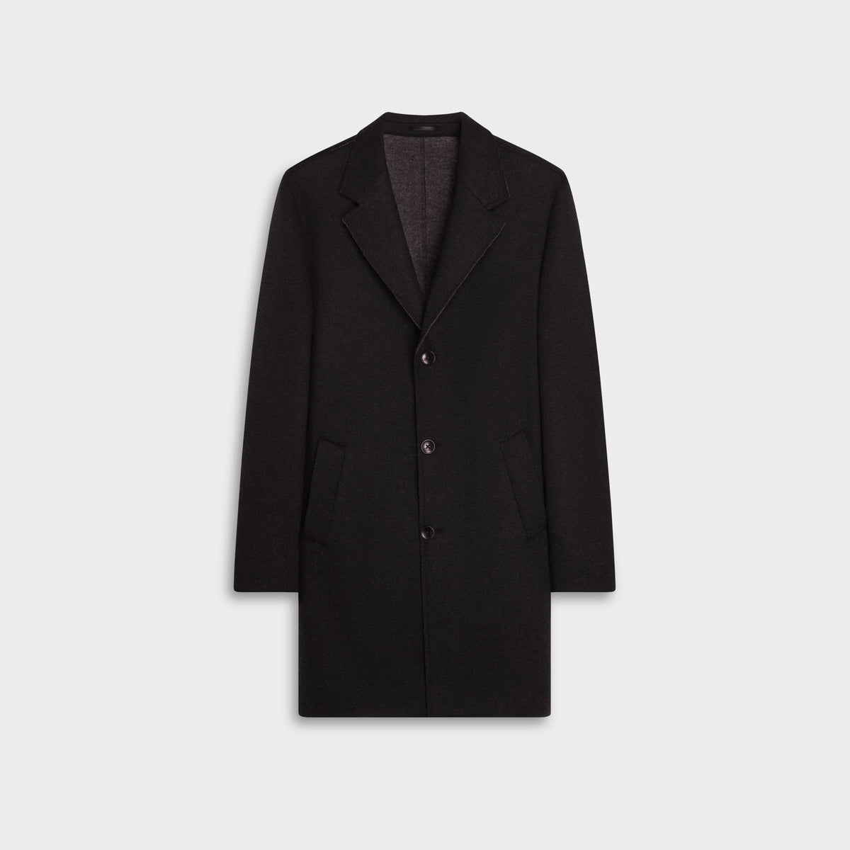Solid Wool Coat
