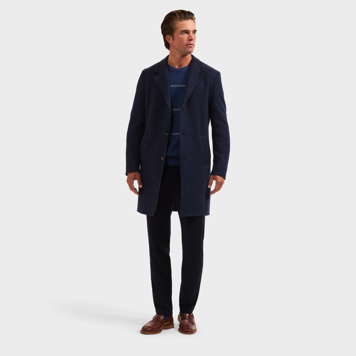 Solid Wool Coat
