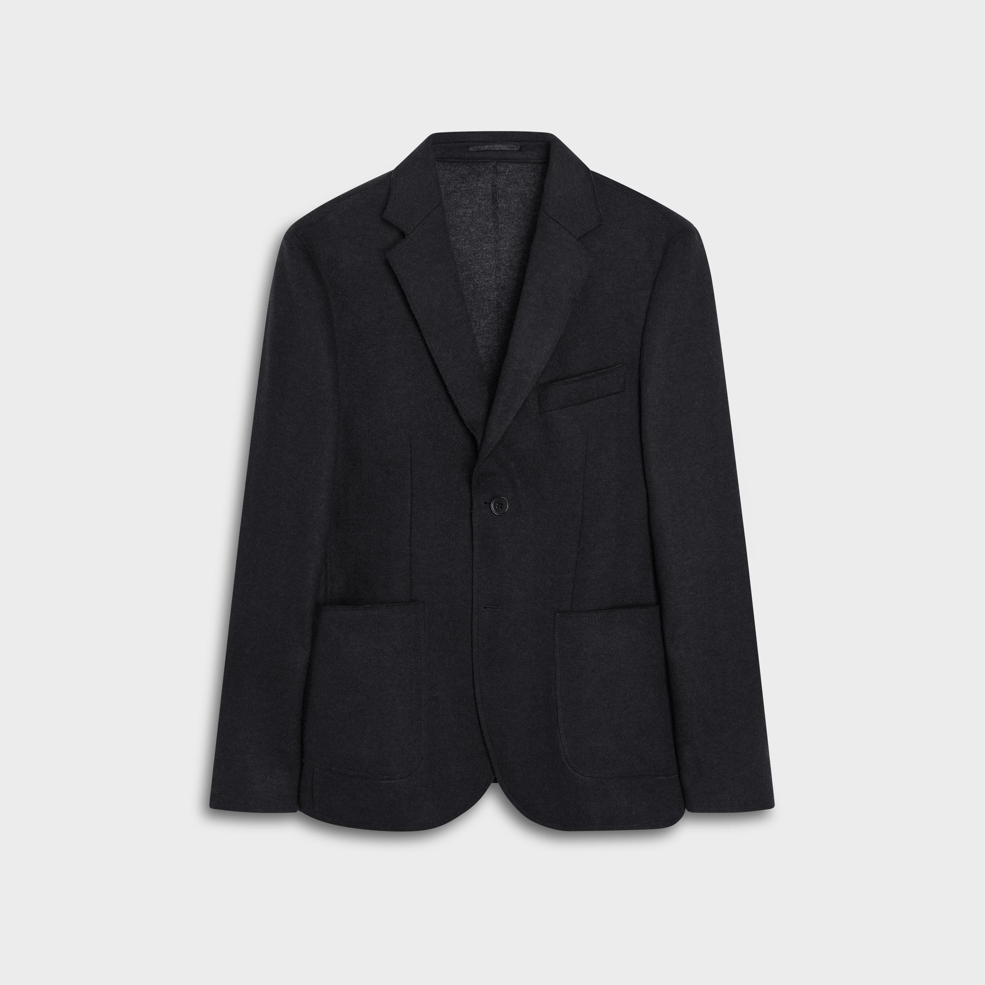 Solid Wool Blazer