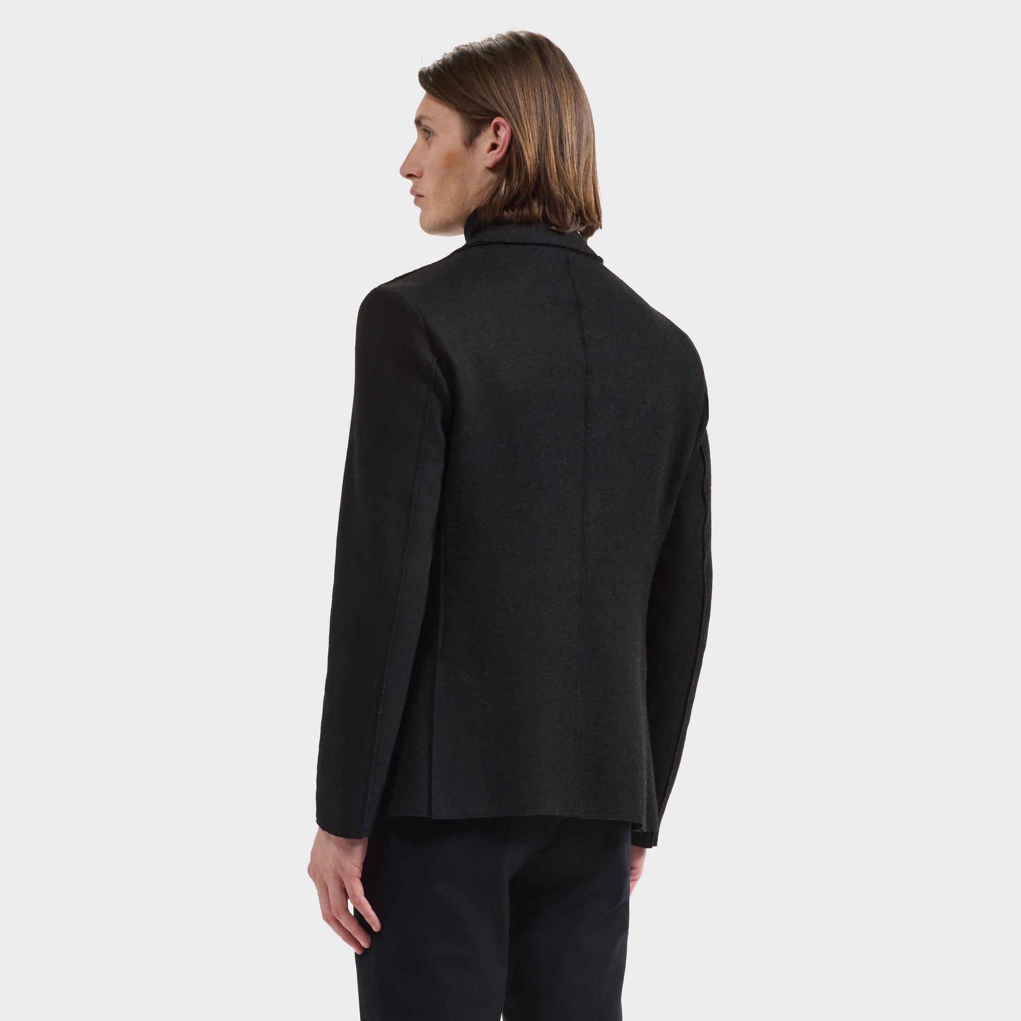 Solid Wool Blazer