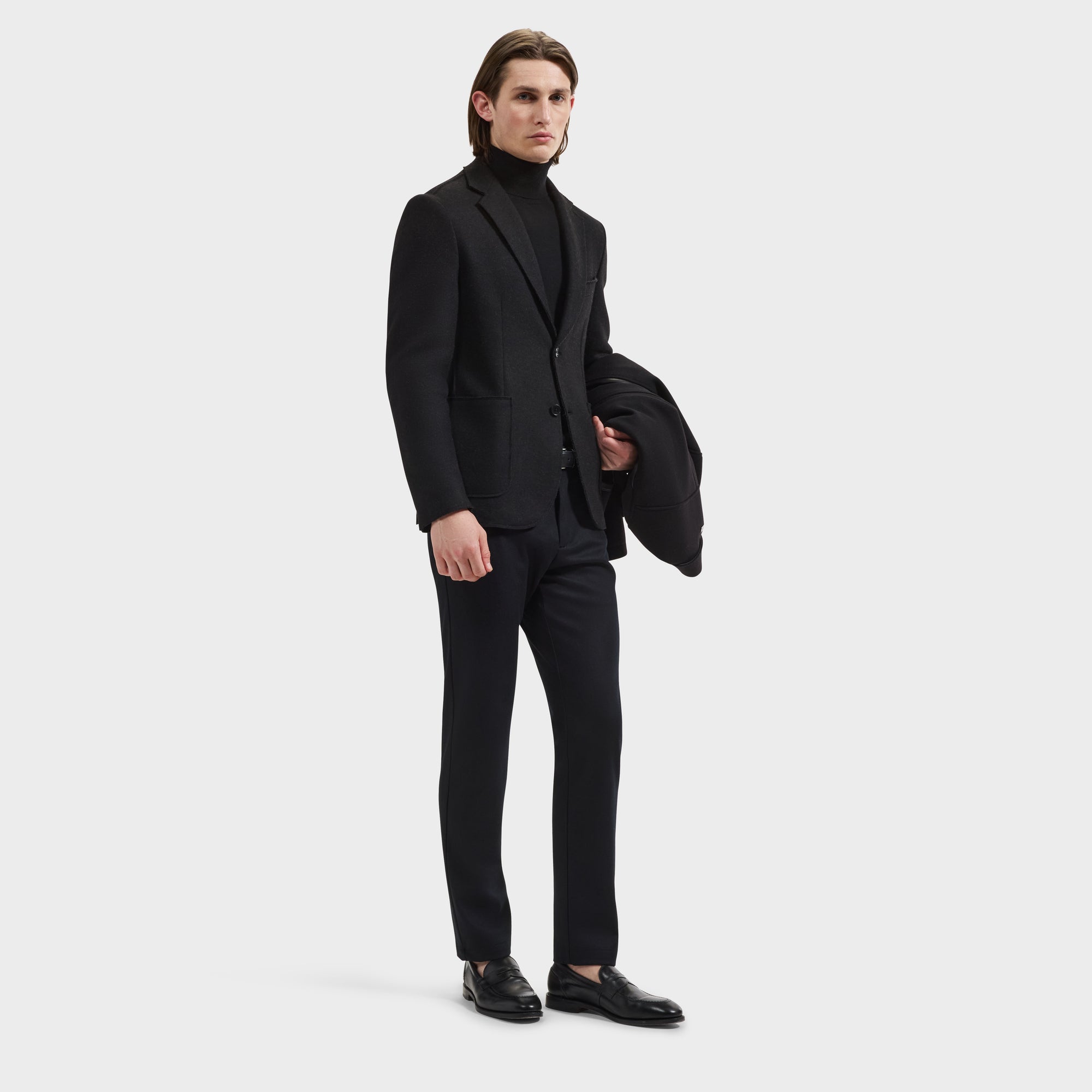 Solid Wool Blazer