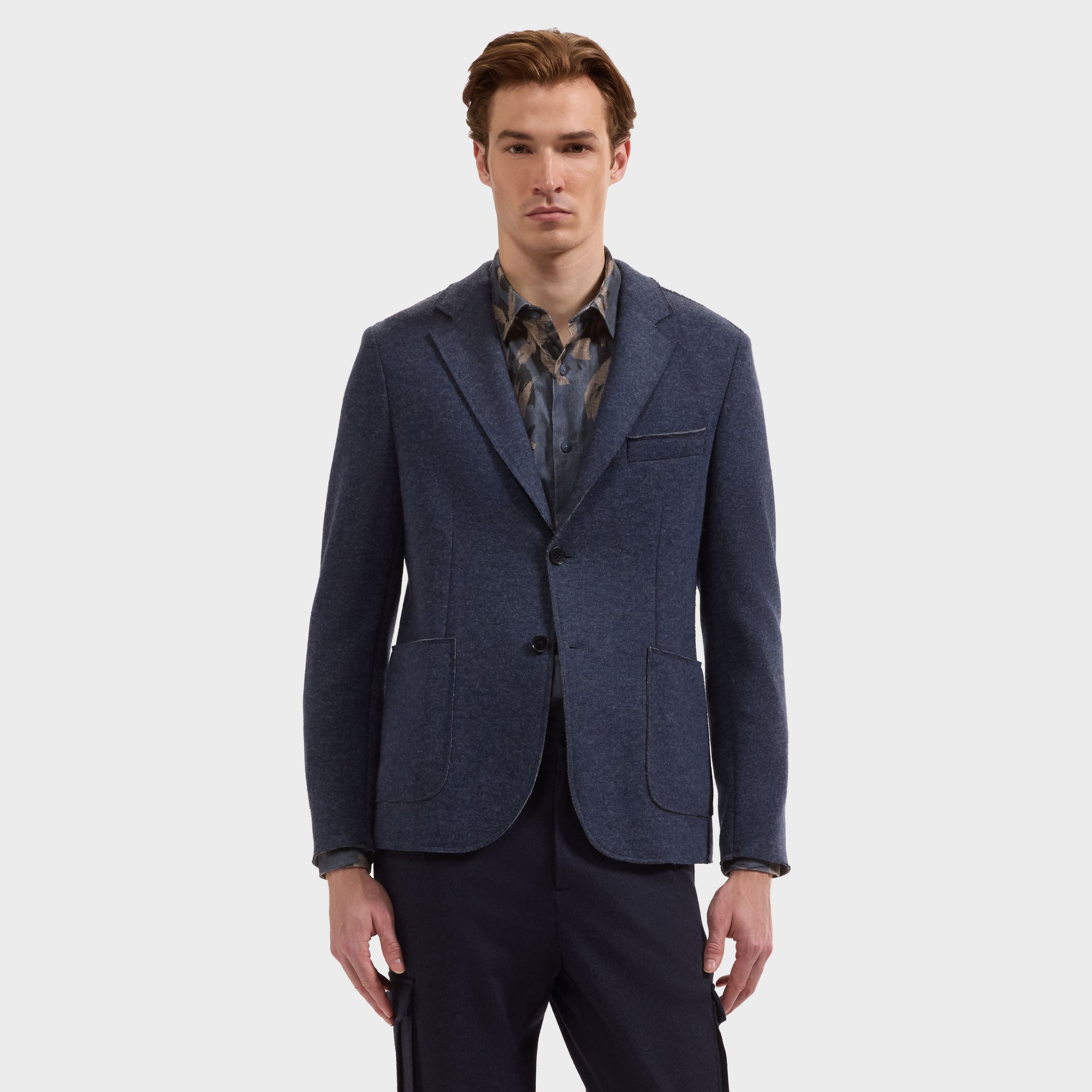 Solid Wool Blazer