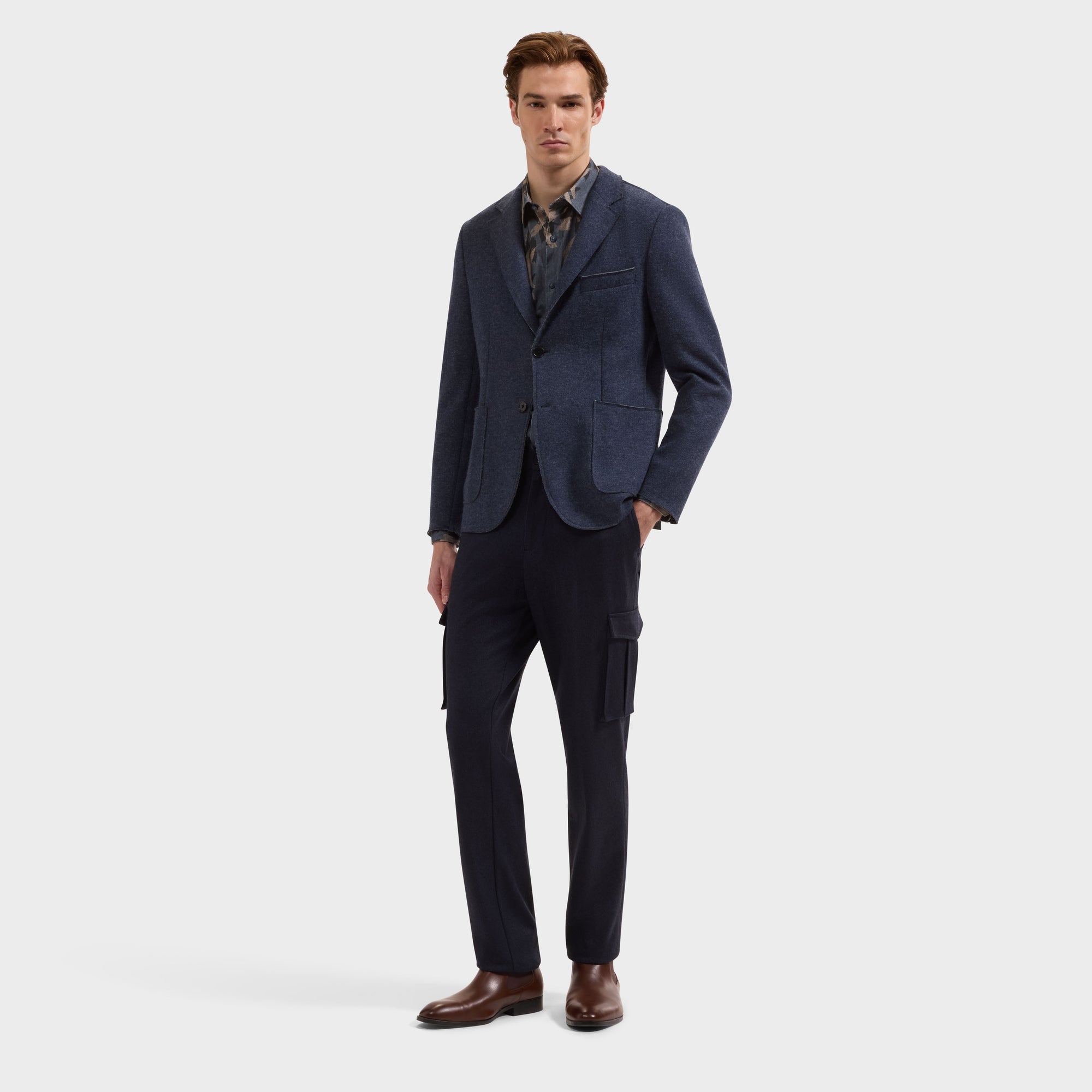 Solid Wool Blazer
