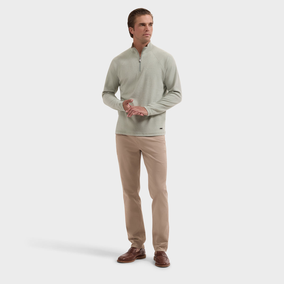 Preston Solid Five-Pocket Pant