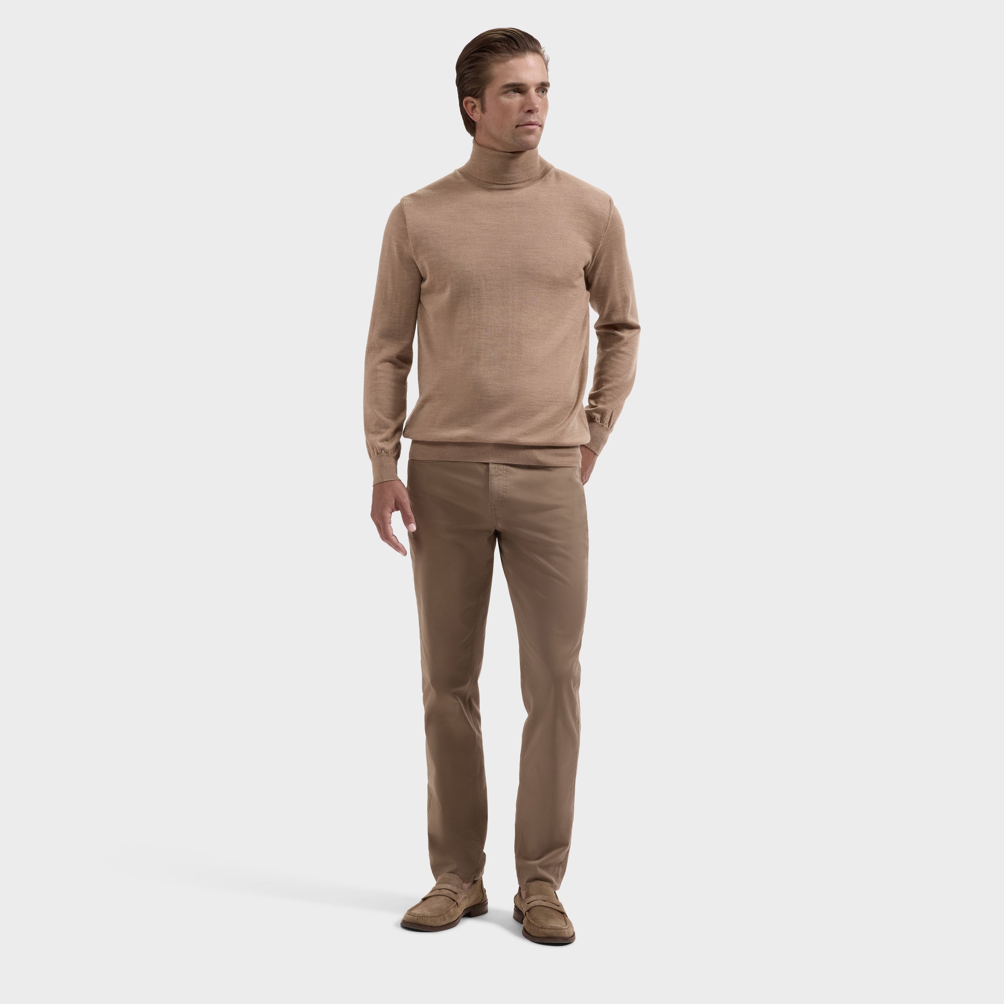 Preston Solid Five-Pocket Pant