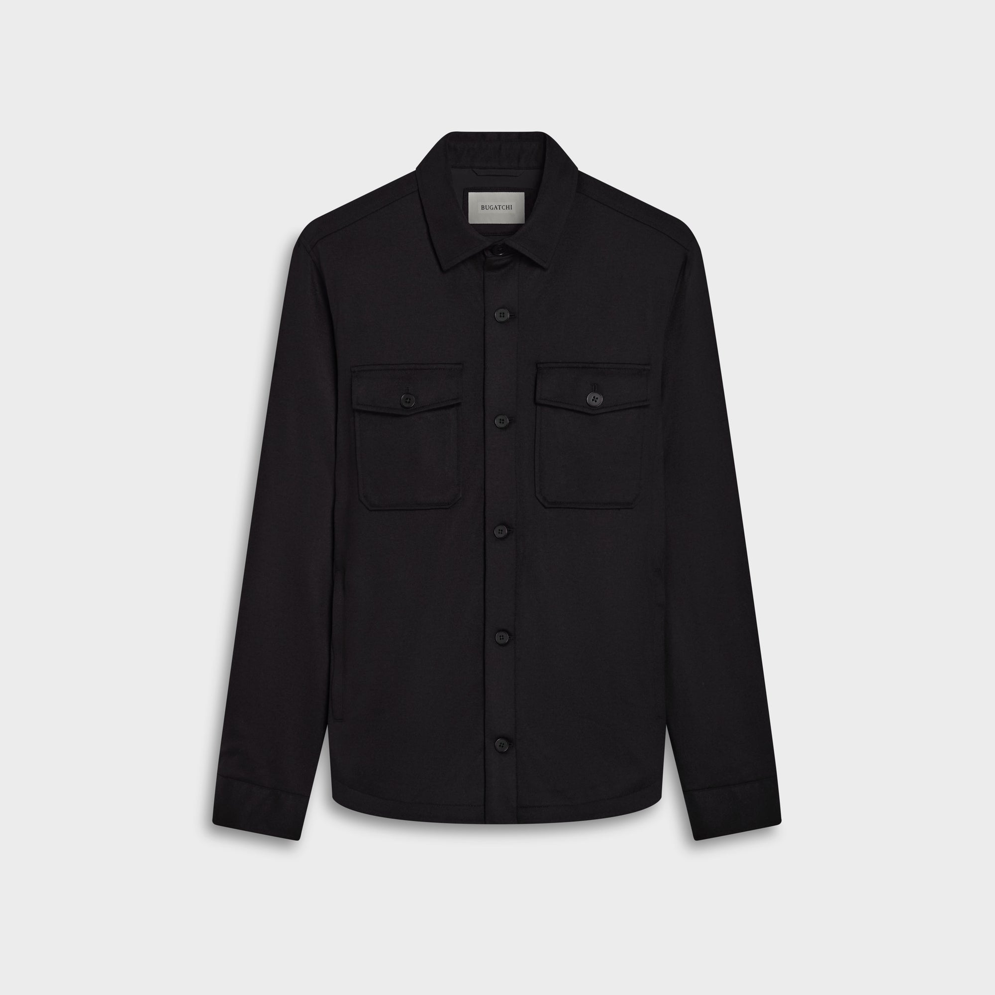 Solid Shirt Jacket