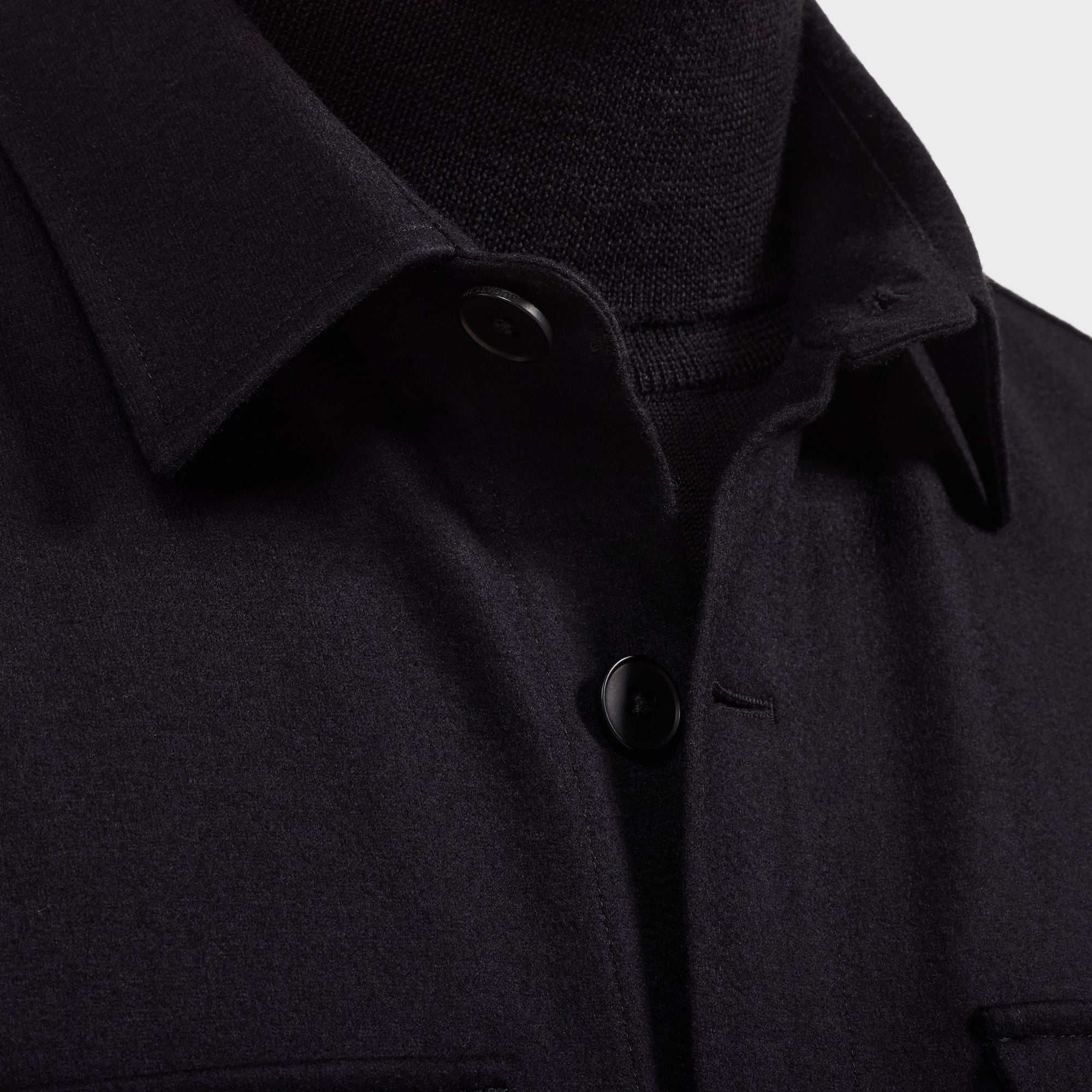 Solid Shirt Jacket