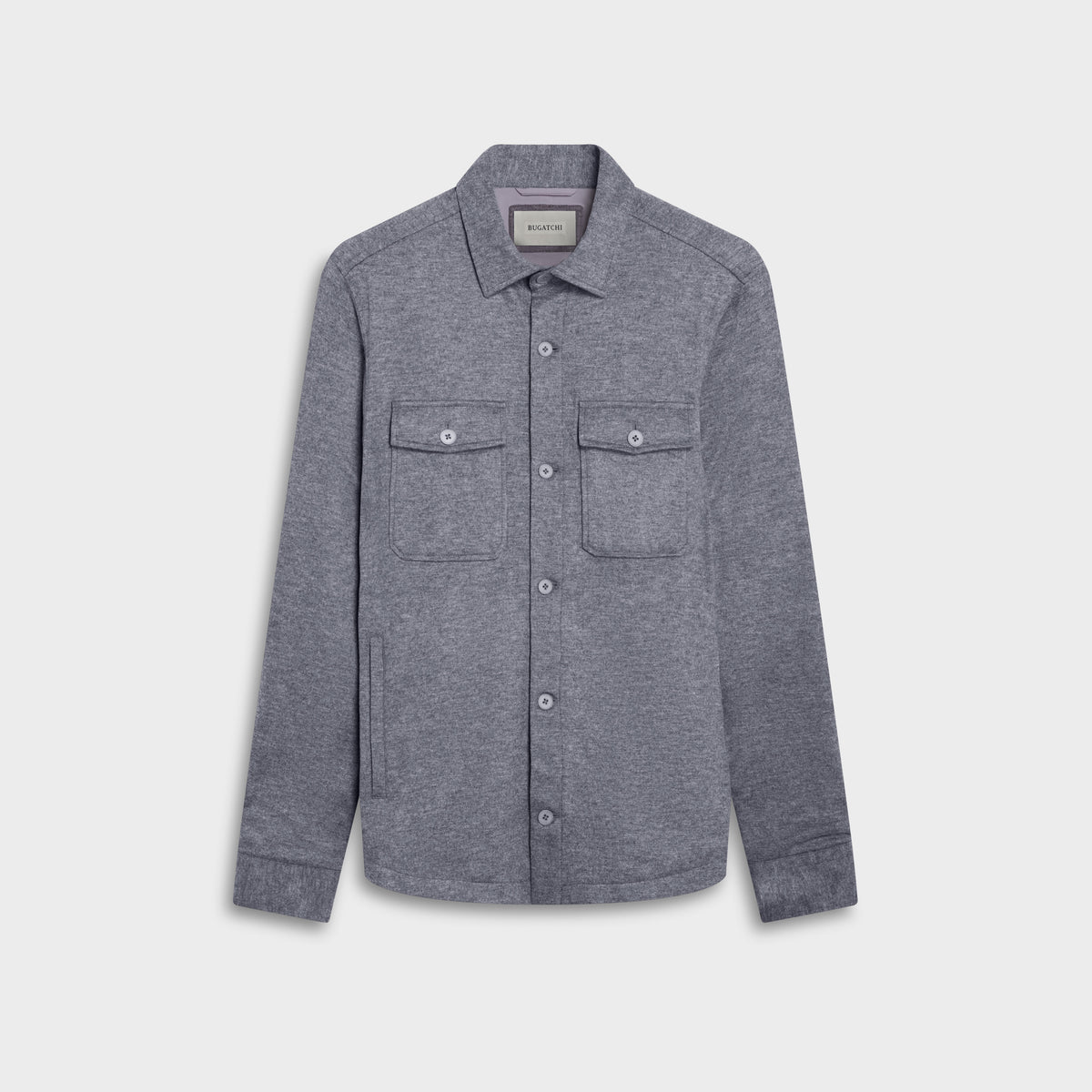 Solid Shirt Jacket