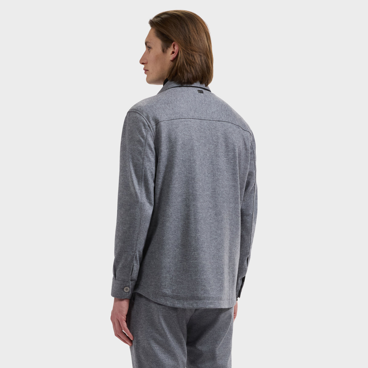 Solid Shirt Jacket