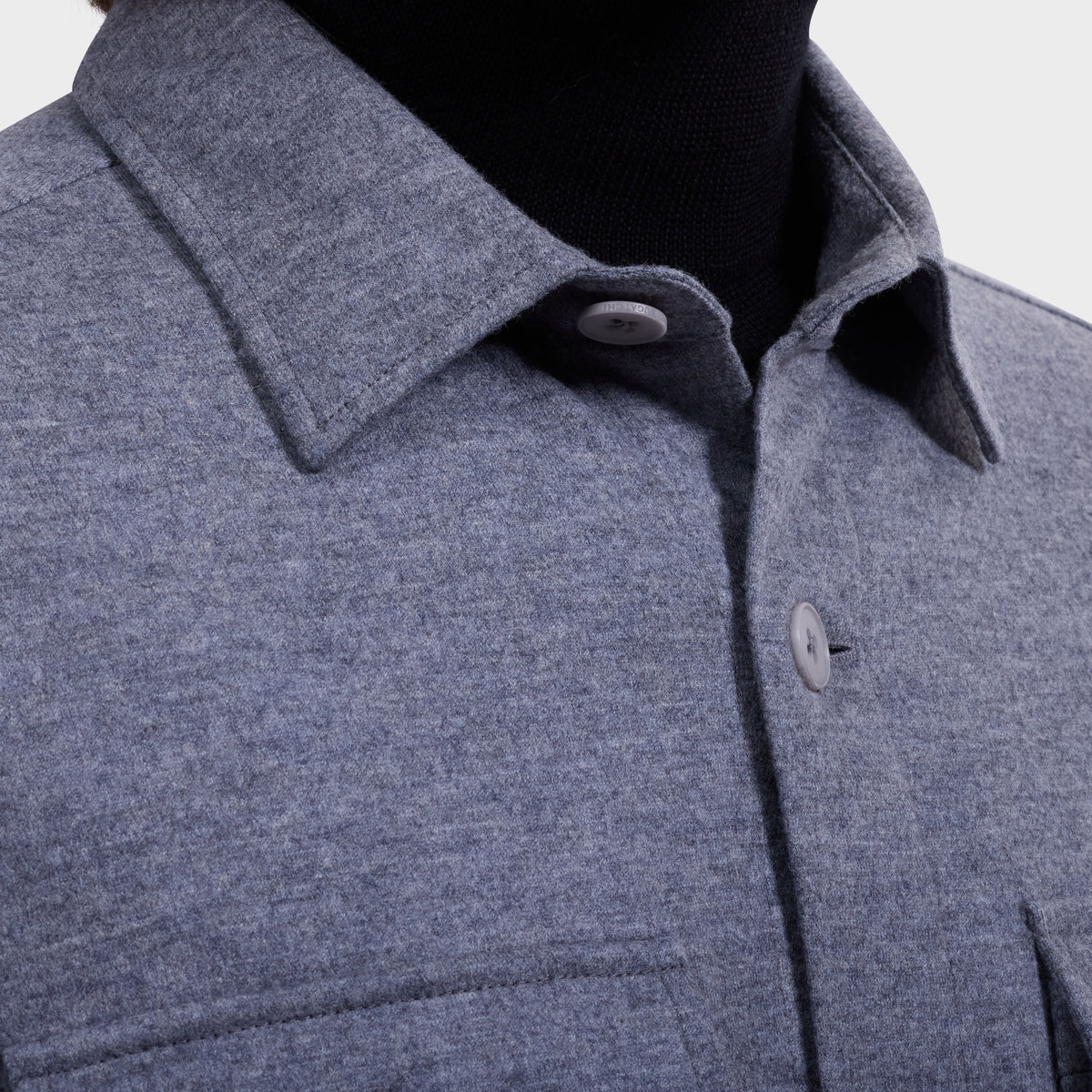 Solid Shirt Jacket
