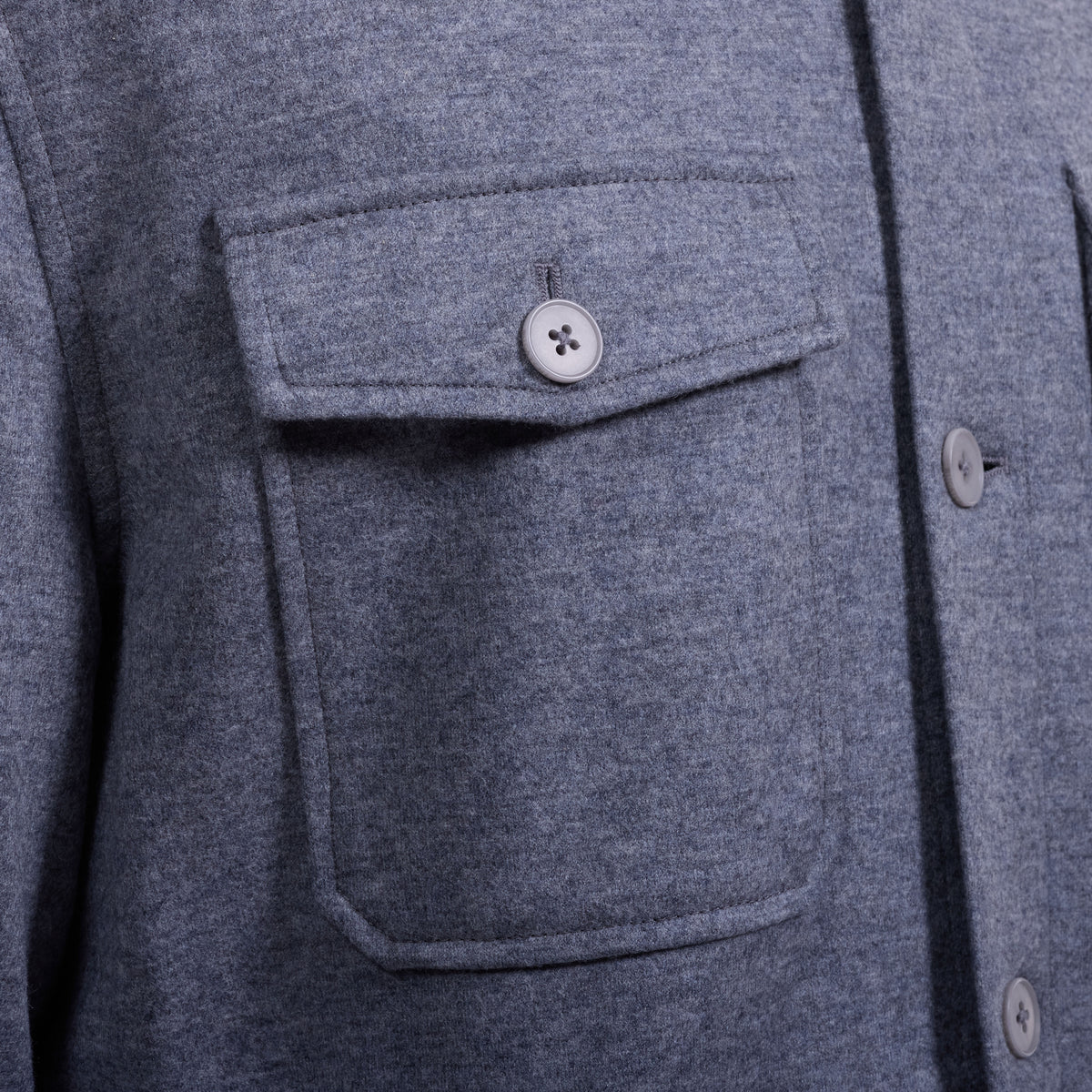Solid Shirt Jacket
