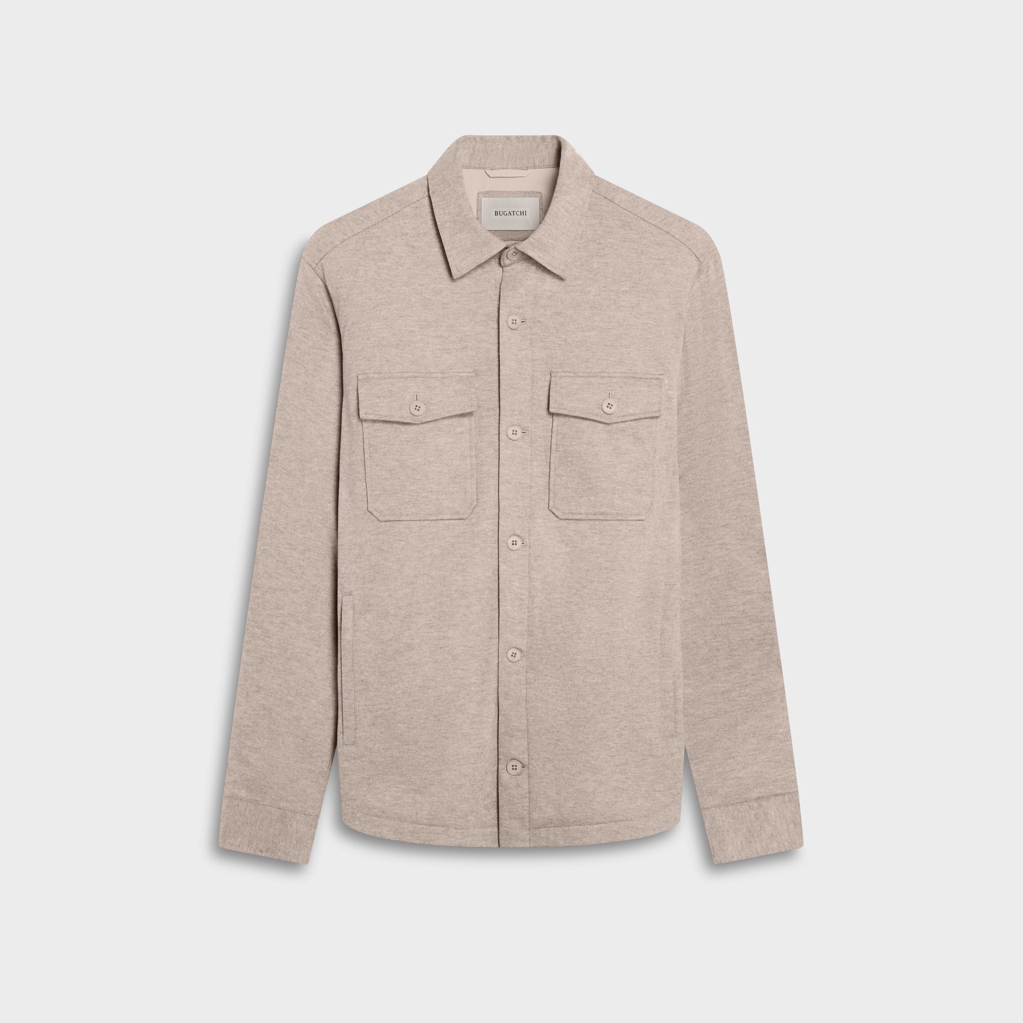 Solid Shirt Jacket