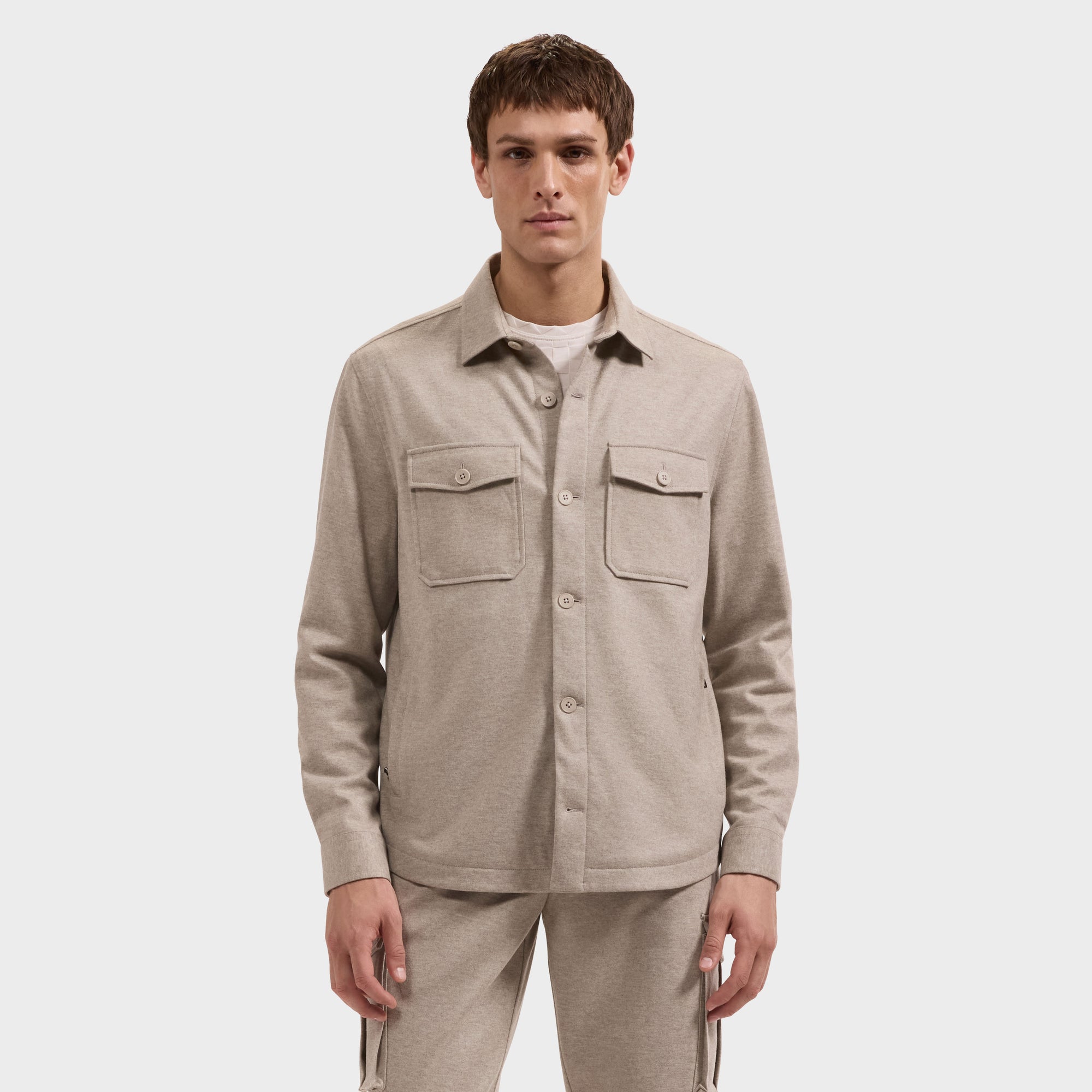 Solid Shirt Jacket