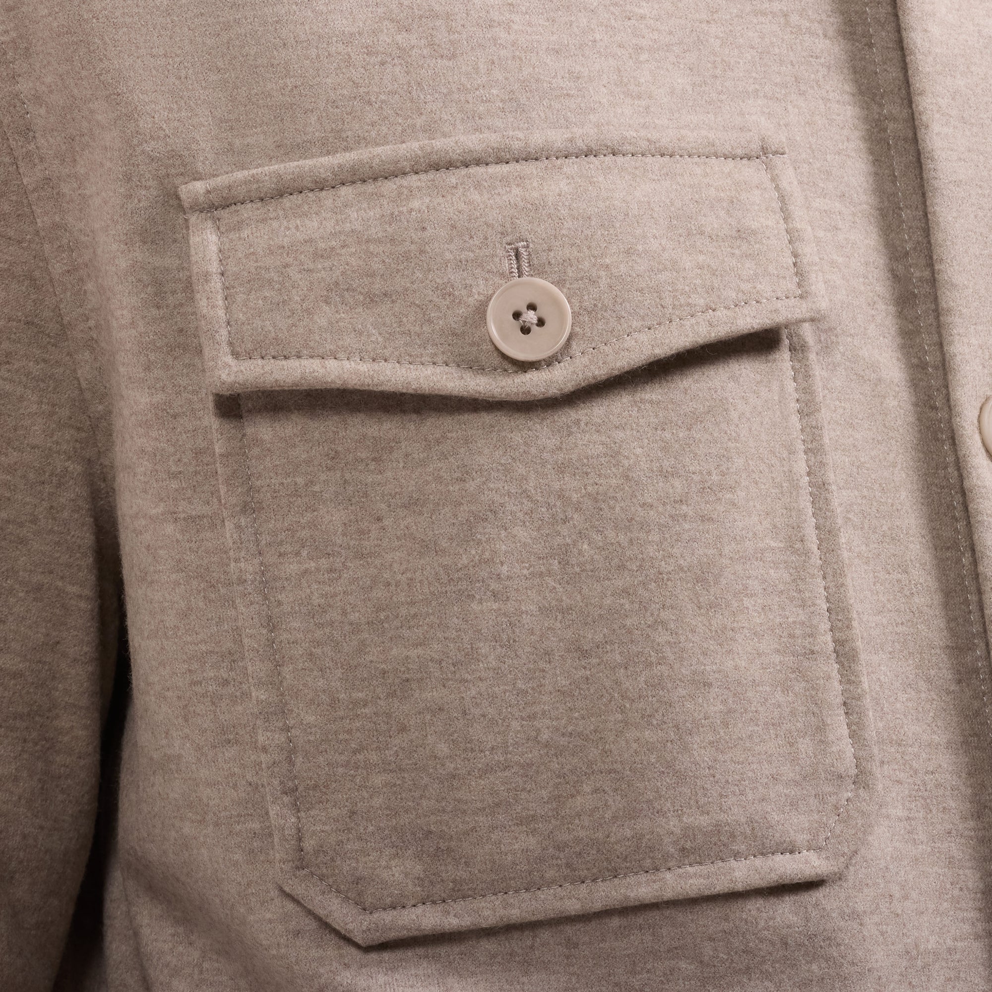 Solid Shirt Jacket