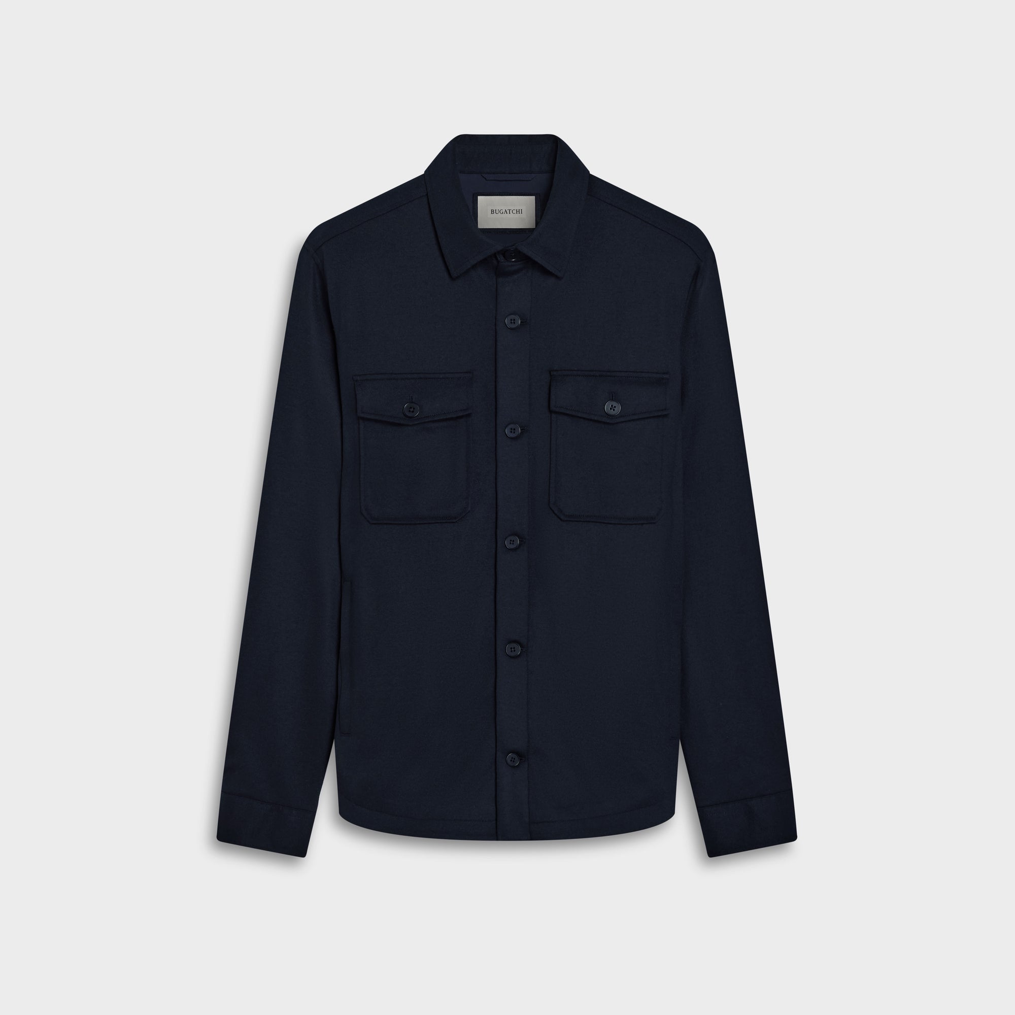 Solid Shirt Jacket