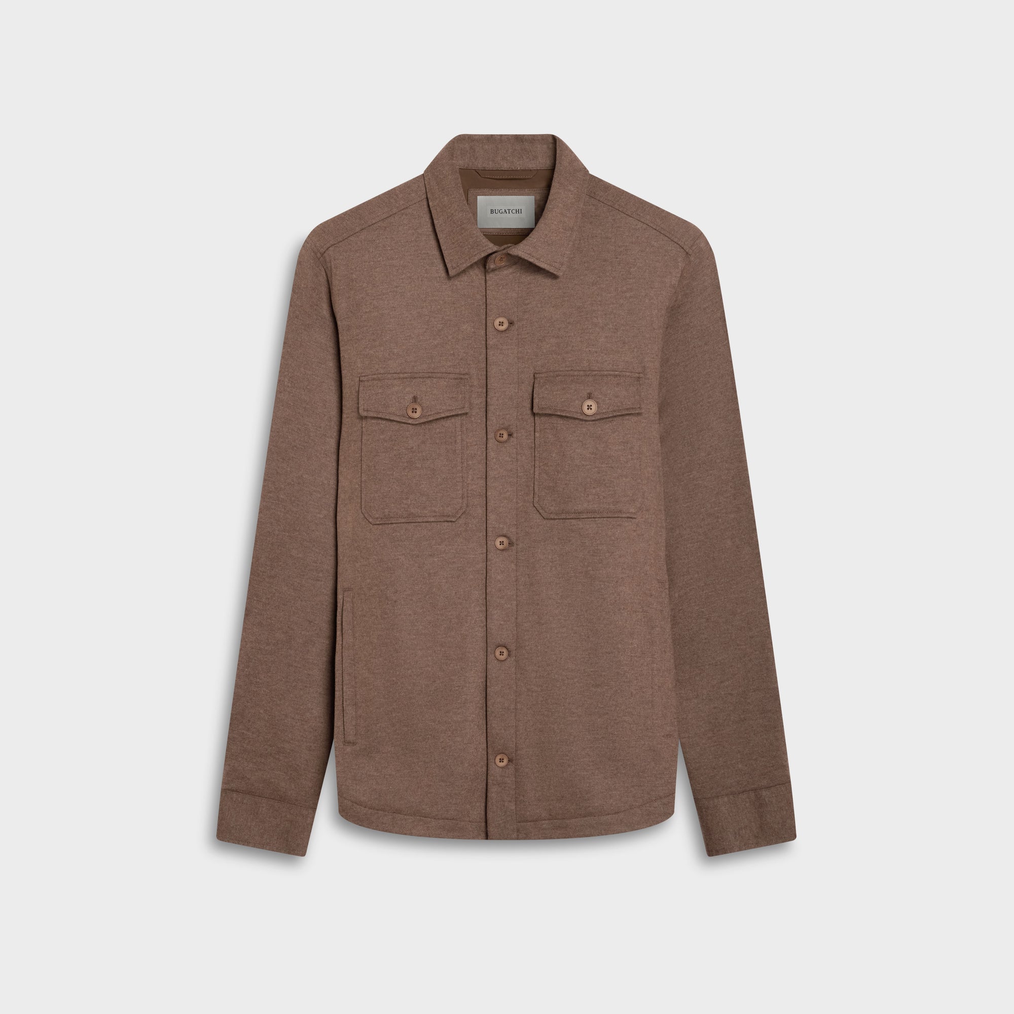 Solid Shirt Jacket